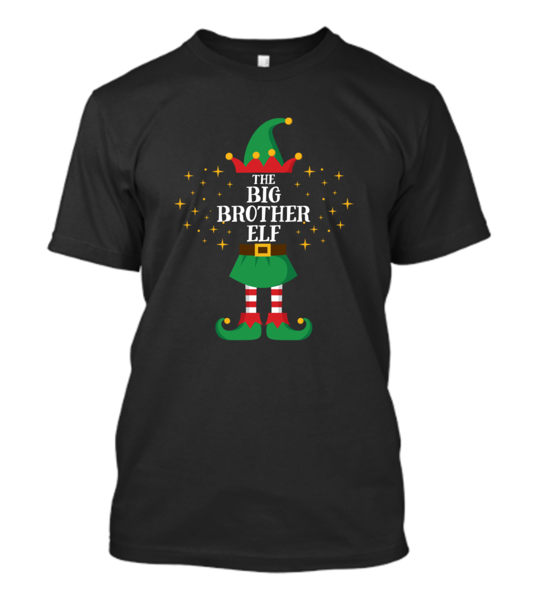 The Big Brother Elf Family Christmas Matching Party T-Shirt