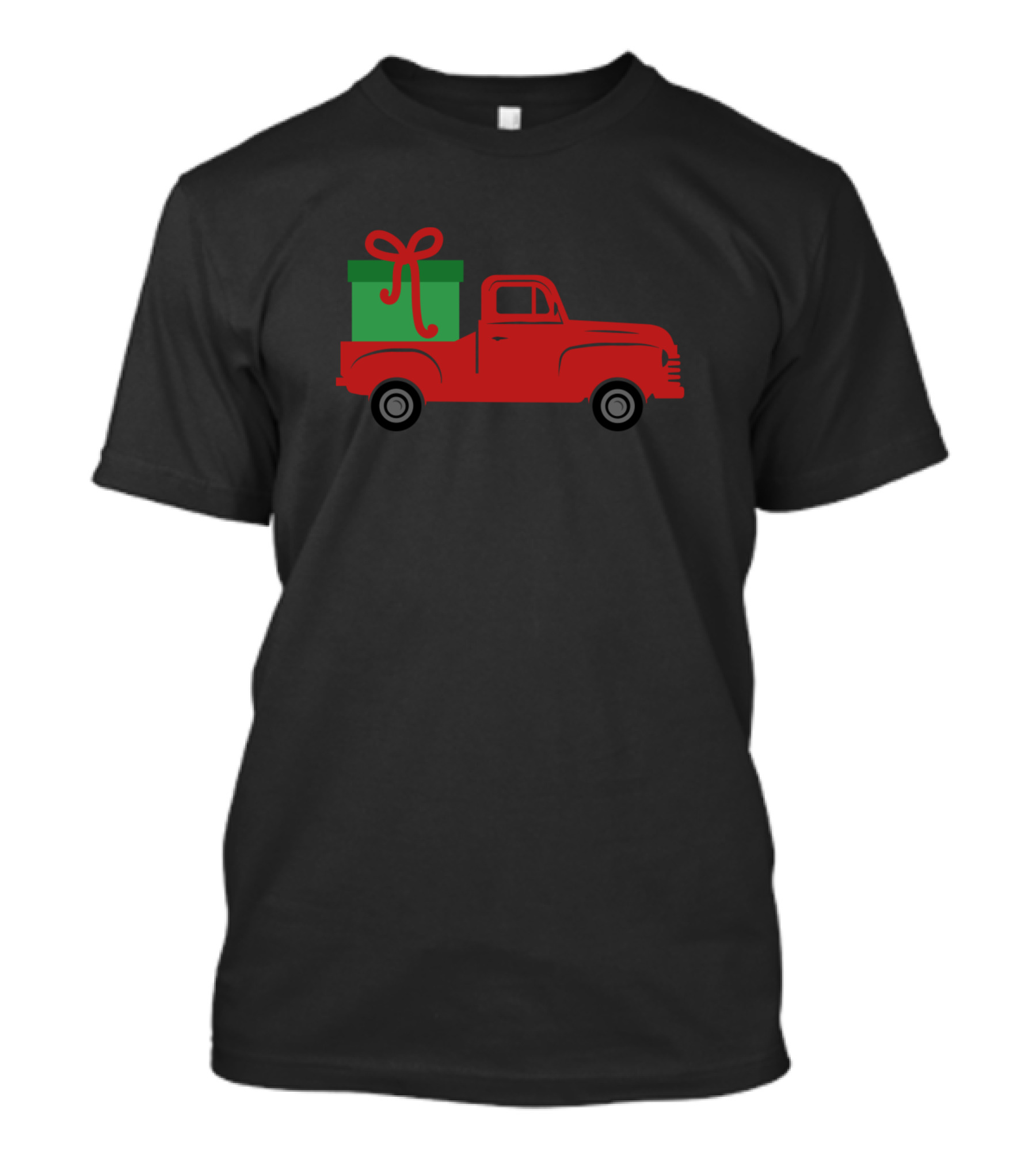 Christmas Truck With Gift Box T-Shirt