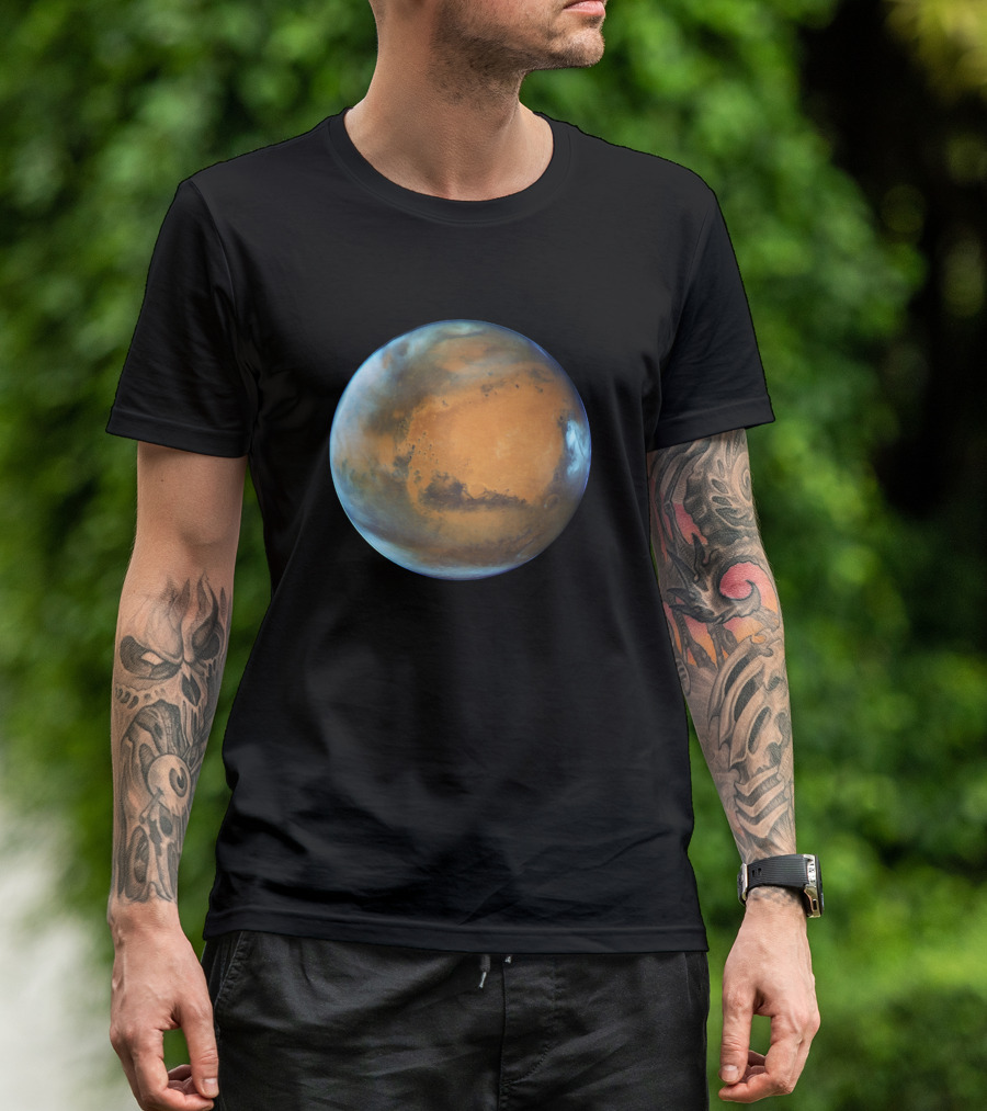 Colorful Mars Planet Surface Martian Landscape T-Shirt