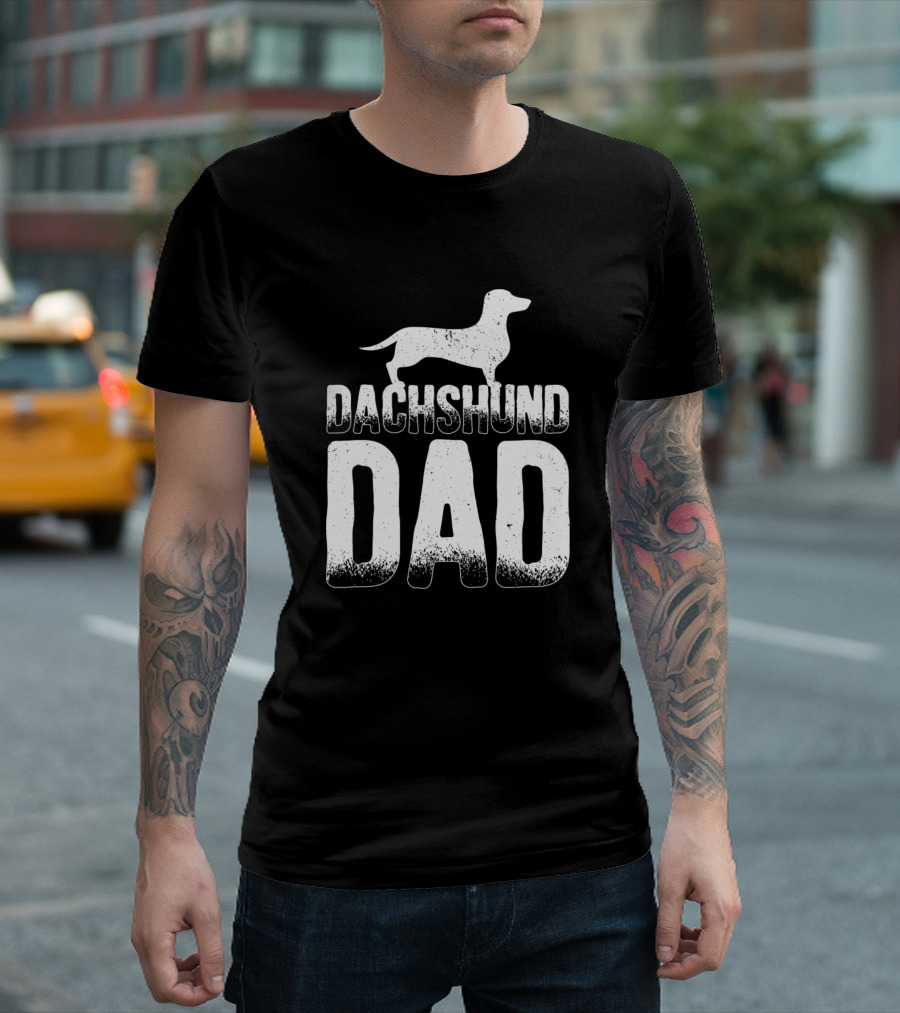 Dachshund Dad Dog Owner T-Shirt
