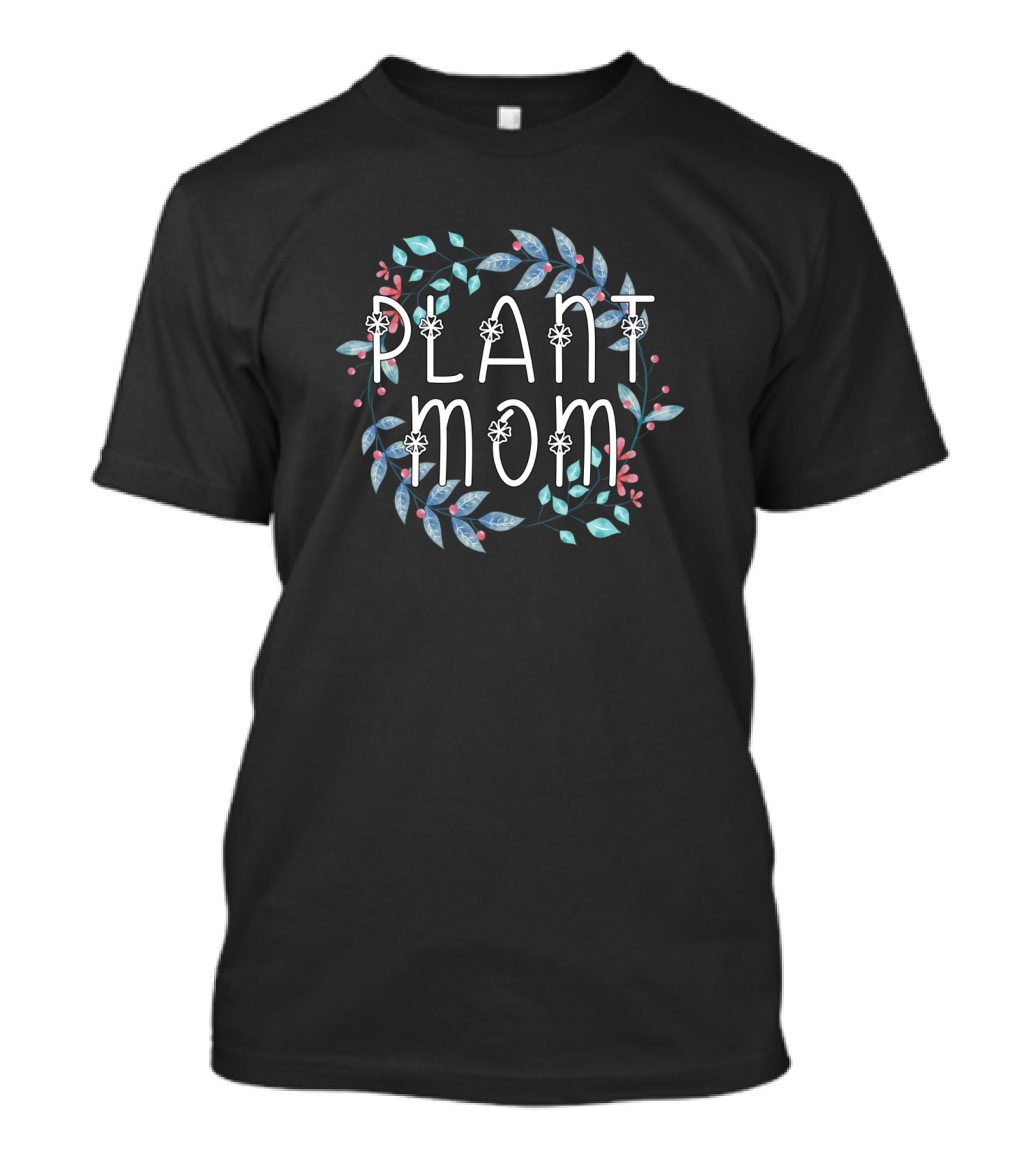 Plant Mom Floral Leaf T-Shirt