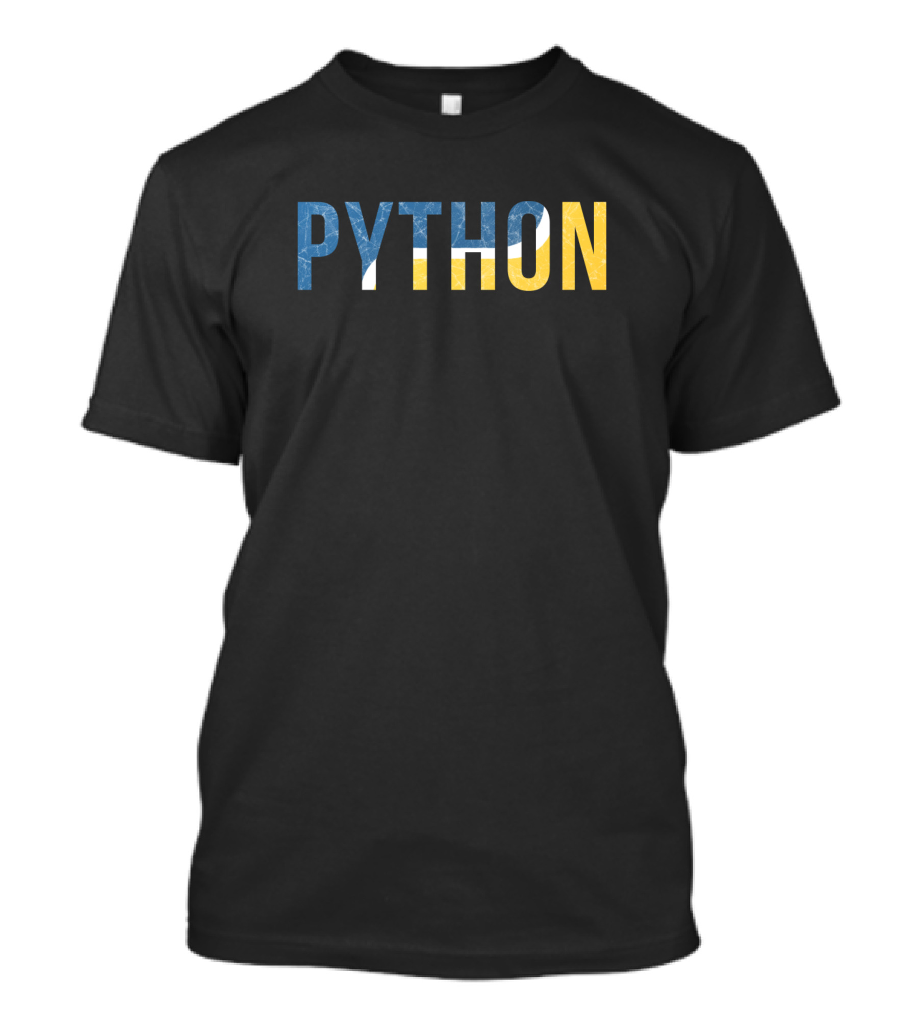 PYTHON Vintage Blue Yellow T-Shirt