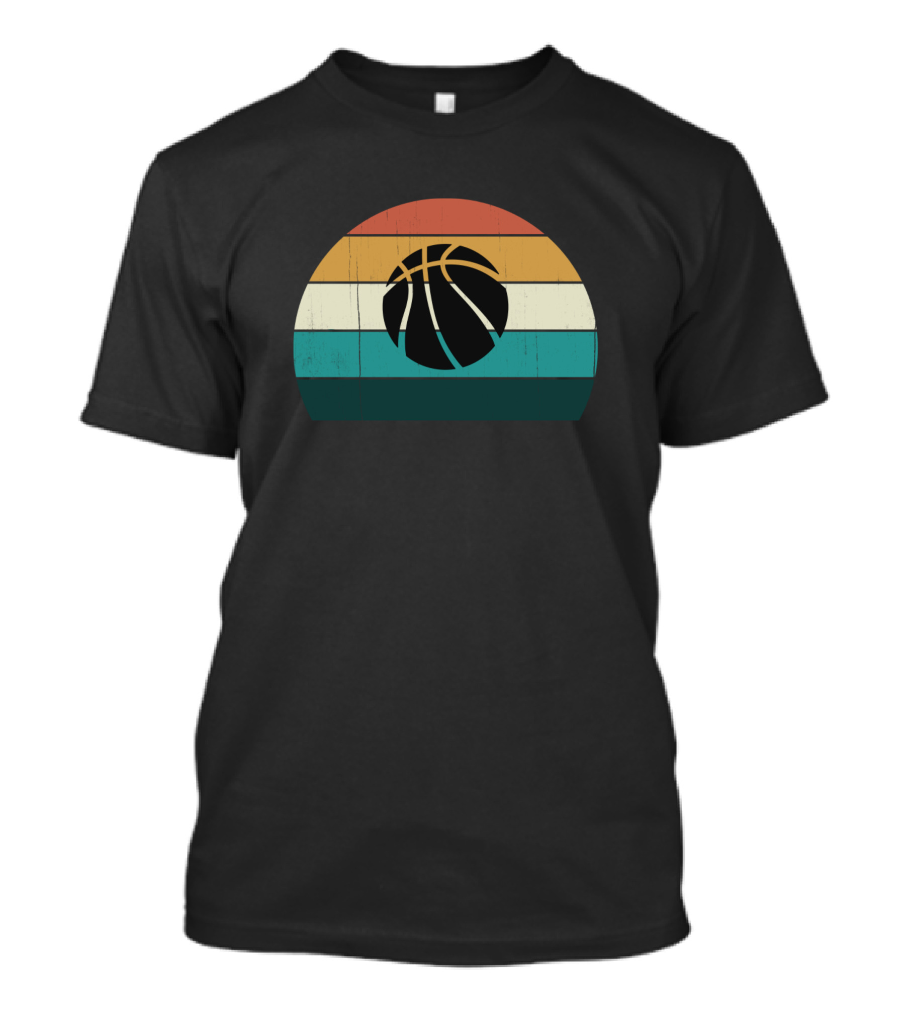 Retro Vintage Basketball Player Bball Playing Ball T-Shirt