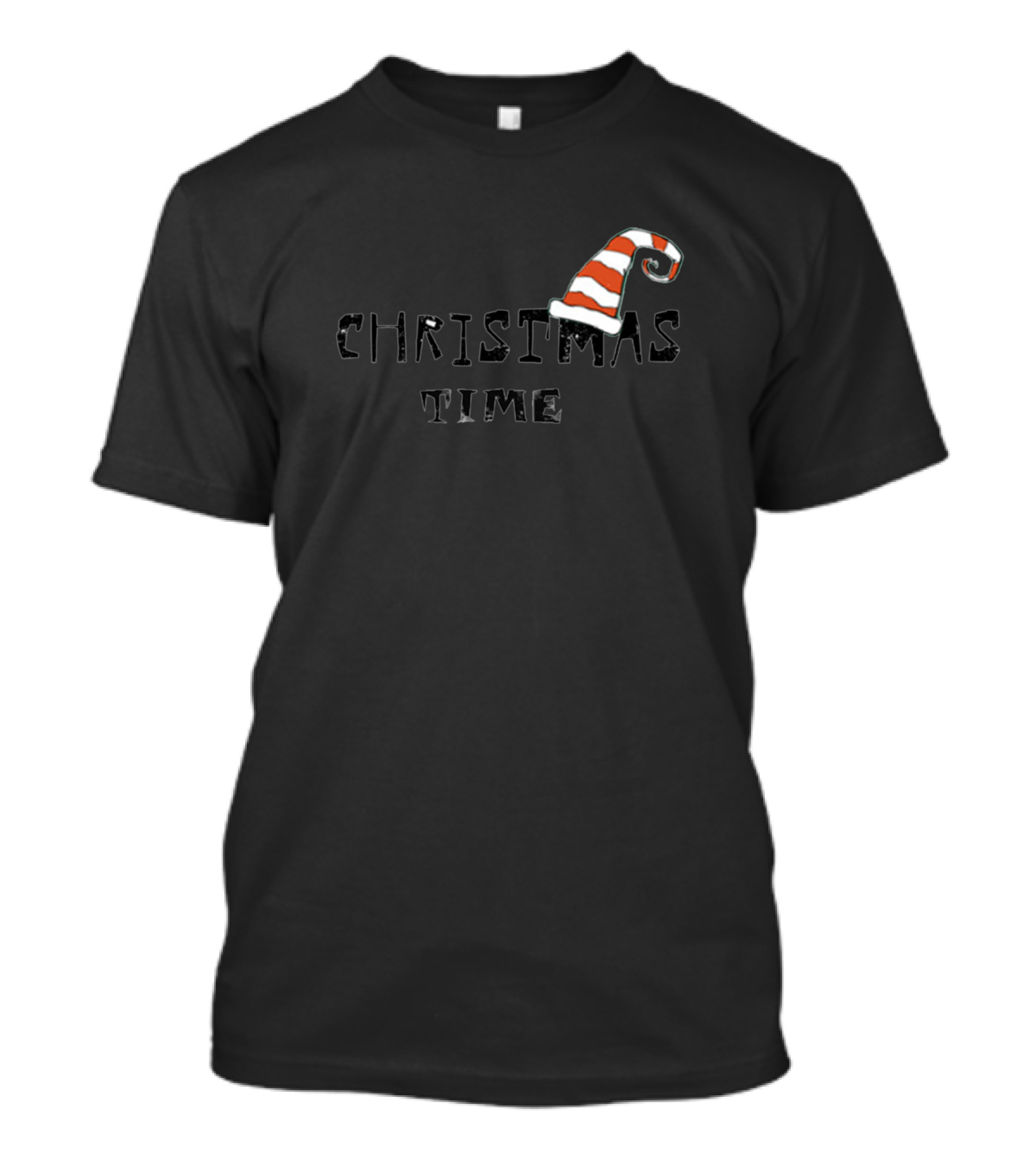 Christmas Time Santa Hat Holiday Season T-Shirt