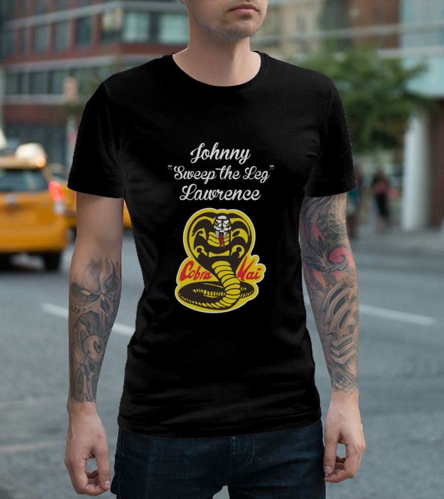 Johnny Sweep The Leg Lawrence Cobra Kai T-Shirt