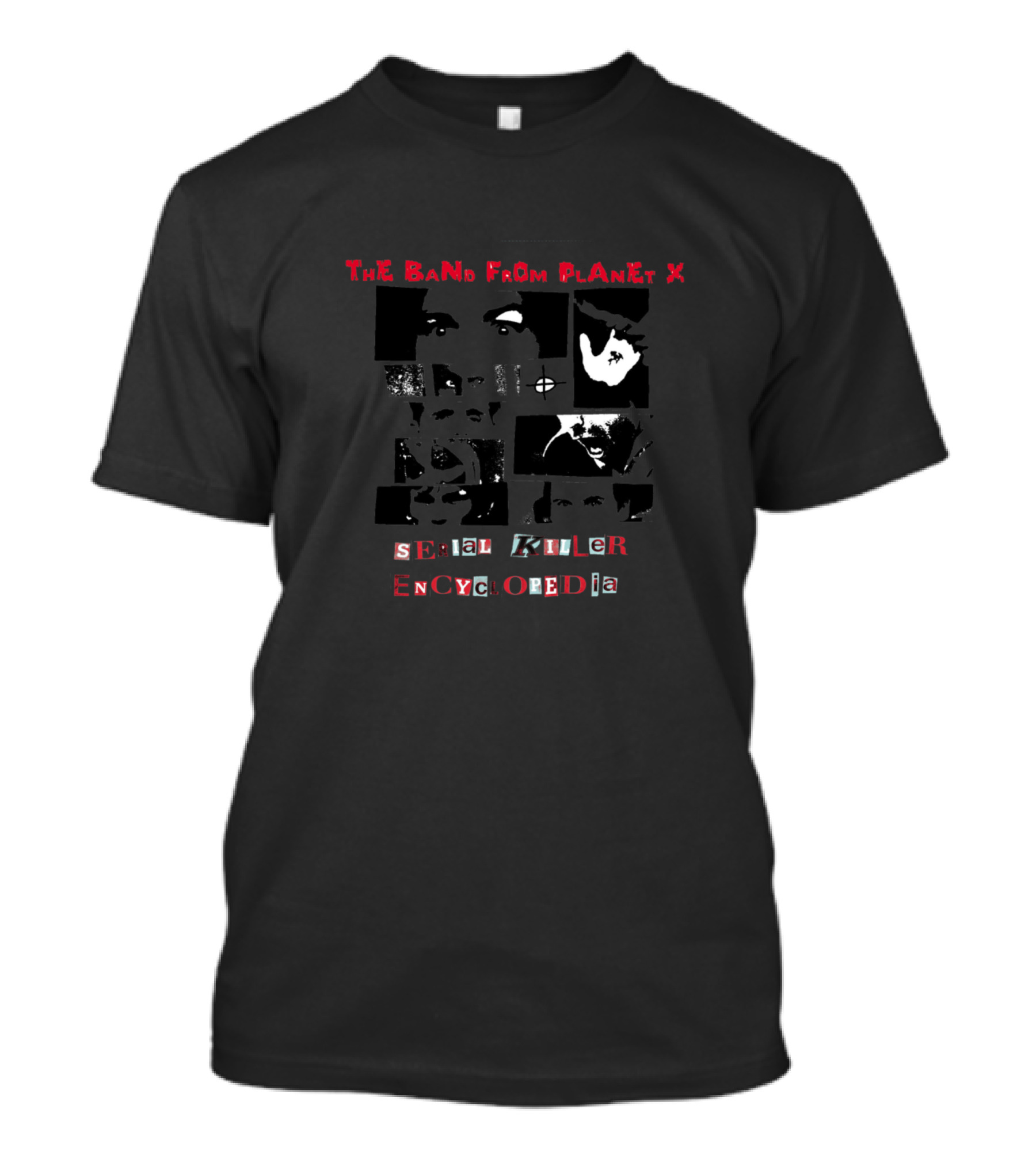 The Band From Planet X Sereal Killer Encyclopedia T-Shirt