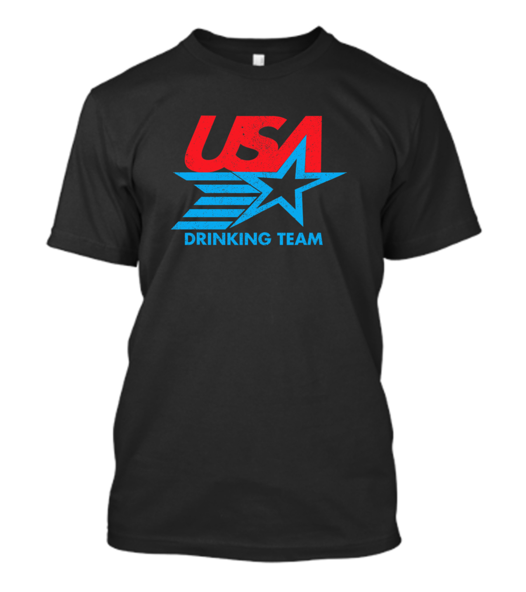 USA Drinking Team 4th Of July Funny Independence Day T-Shirt