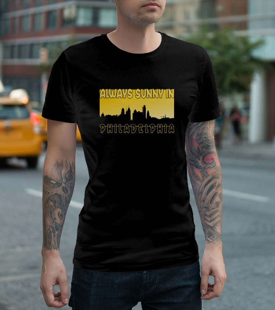 Always Sunny In Philadelphia Skyline T-Shirt