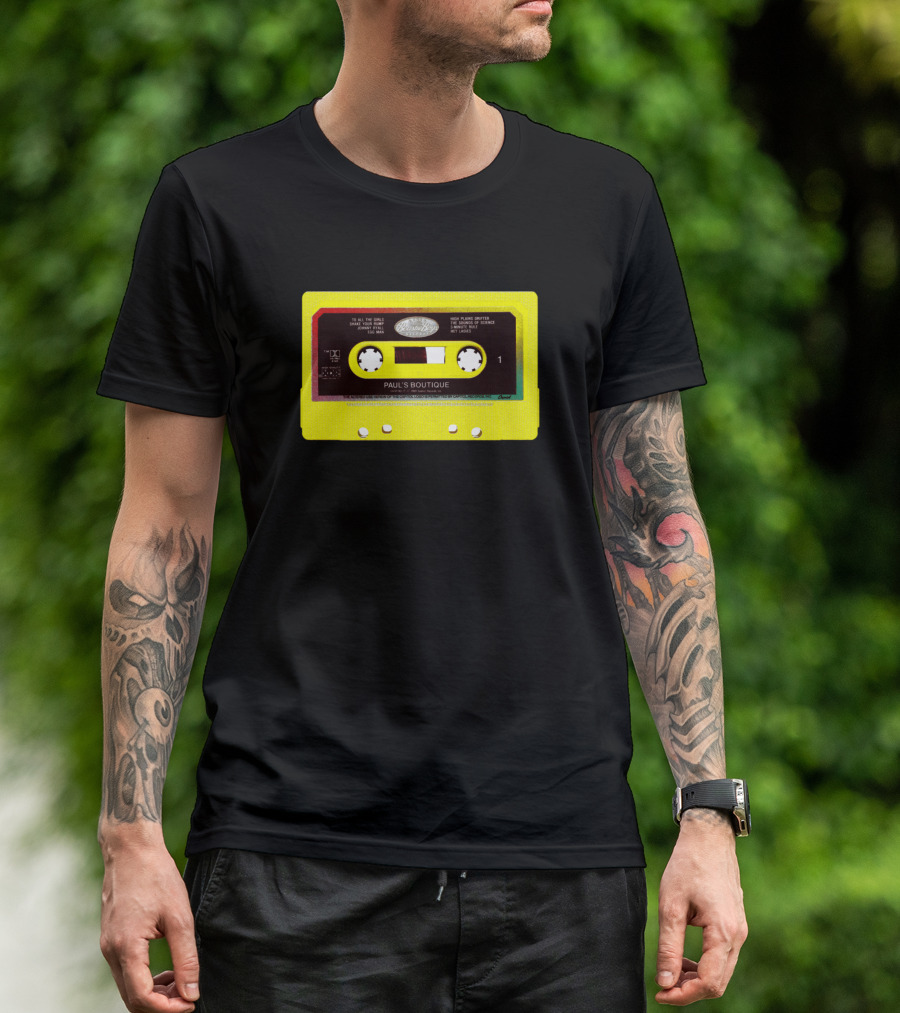 Beastie Boys Paul's Boutique Yellow Cassette Tape T-Shirt