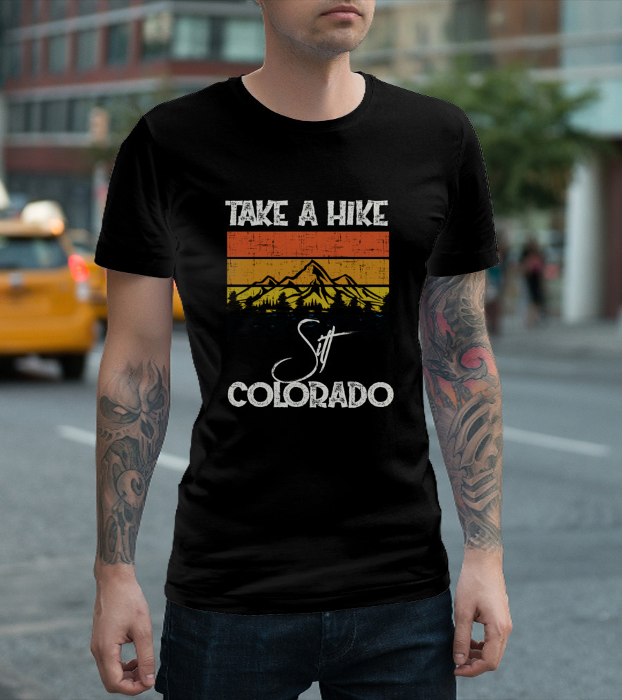 Take A Hike Silt Colorado Vintage Mountains T-Shirt