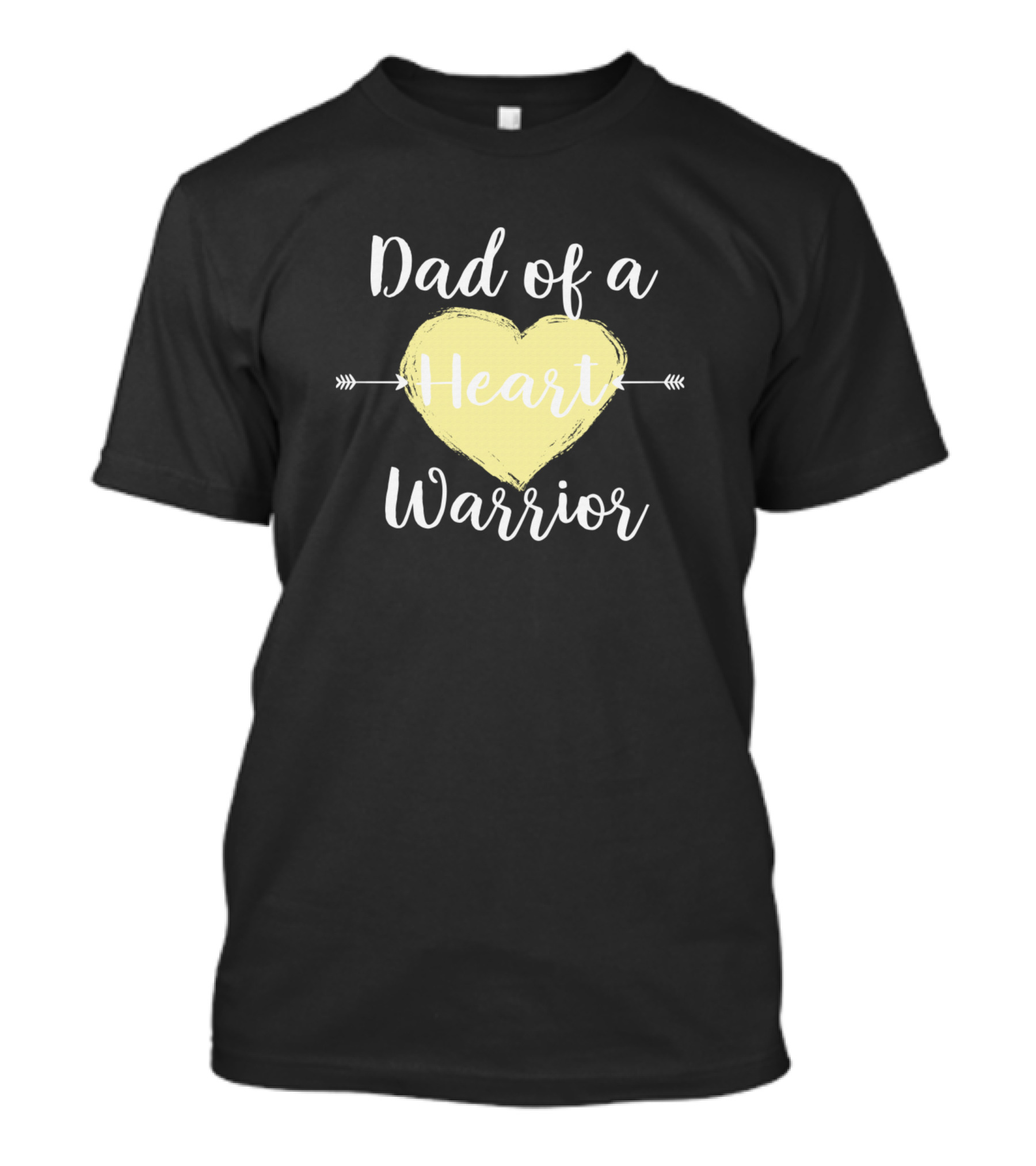 Dad Of A Heart Warrior Spina Bifida Awareness Heart Arrow T-Shirt