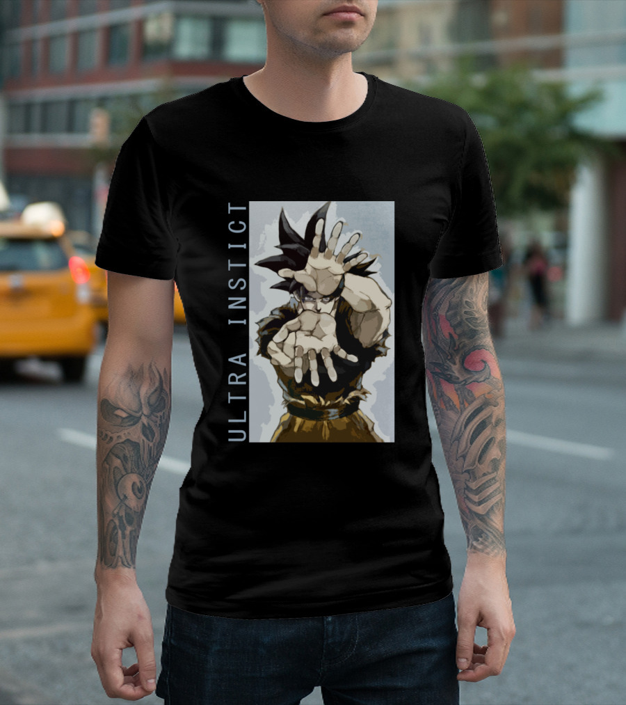 Ultra Instinct Goku Power Stance T-Shirt