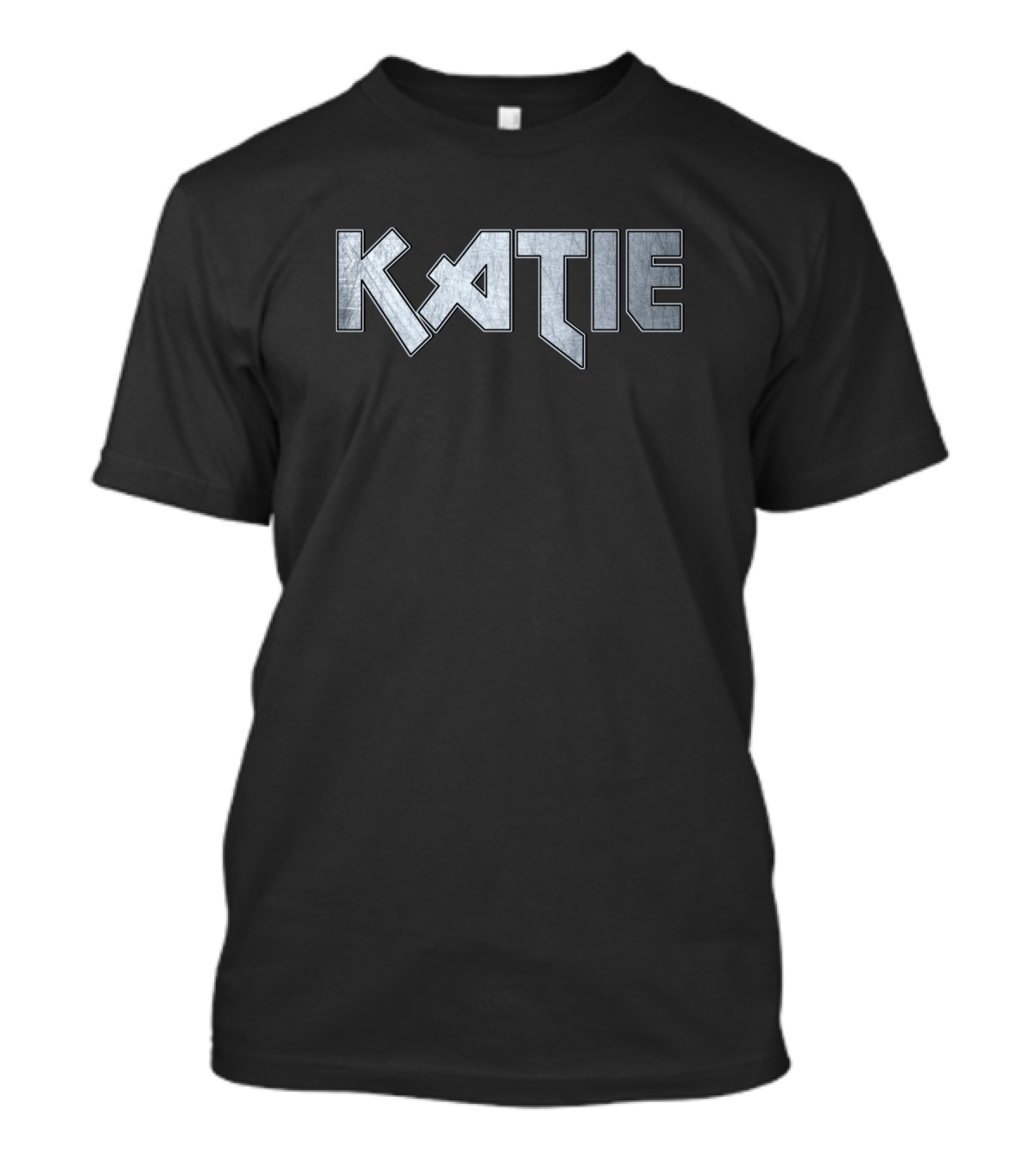 Heavy Metal Logo Style Katie T-Shirt