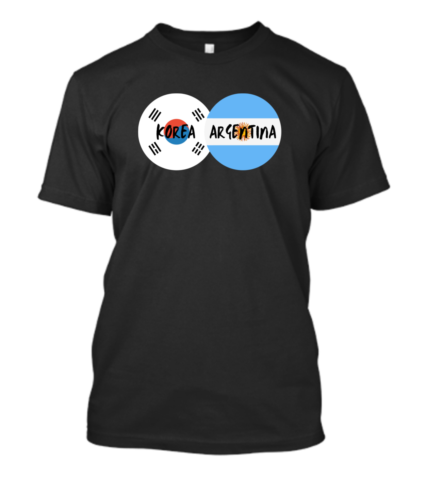 Korean Argentinian Korea Argentina Flag Icons T-Shirt