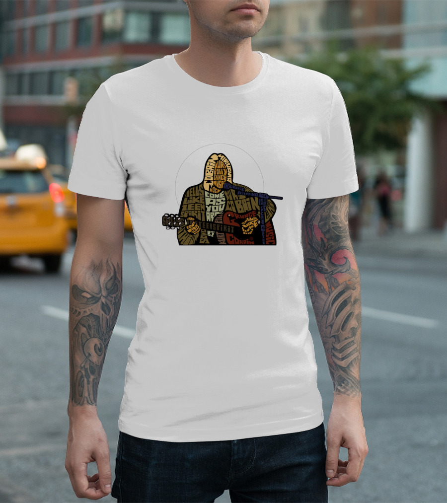 Kurt Cobain Calligram Nirvana Grunge Rock Music Icon Legend T-Shirt