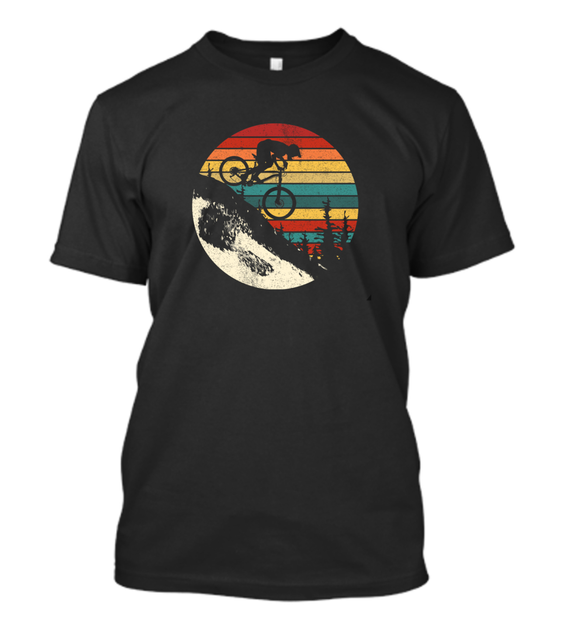 Mountain Bike Vintage MTB Downhill Retro Cycling Adventure T-Shirt