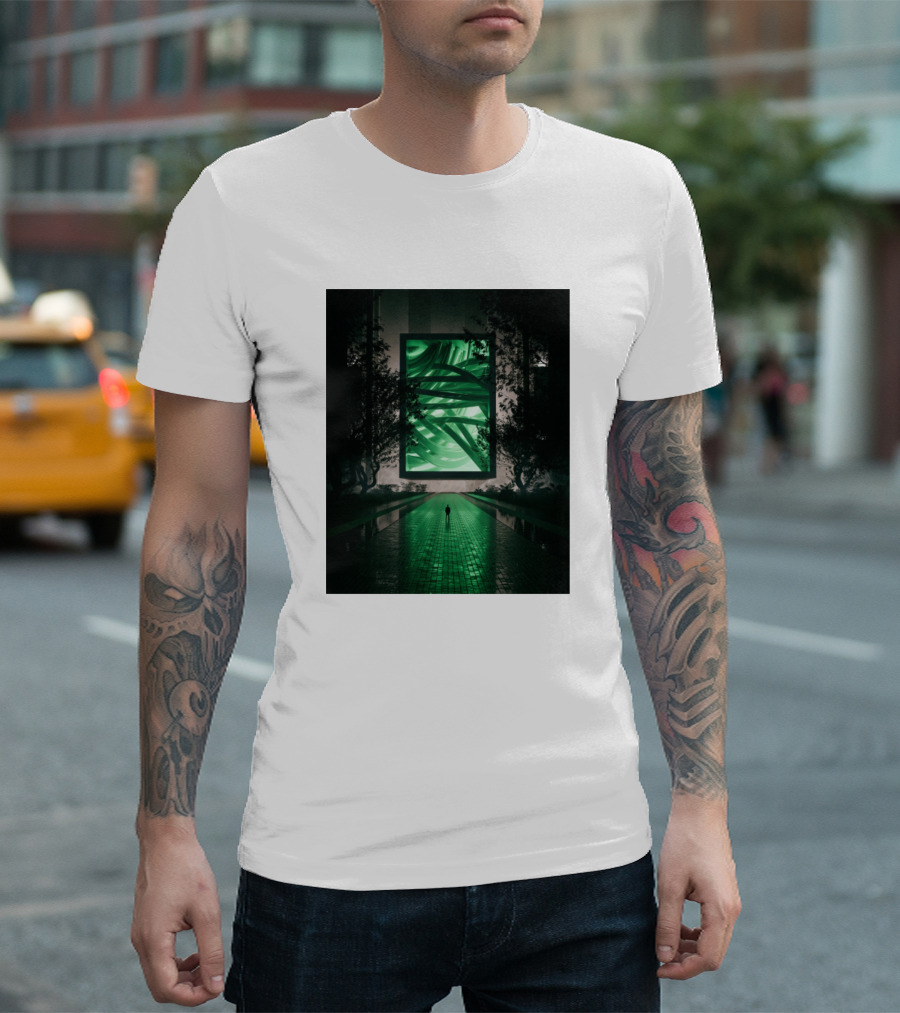 Outer Life X02 Green Portal Pathway T-Shirt