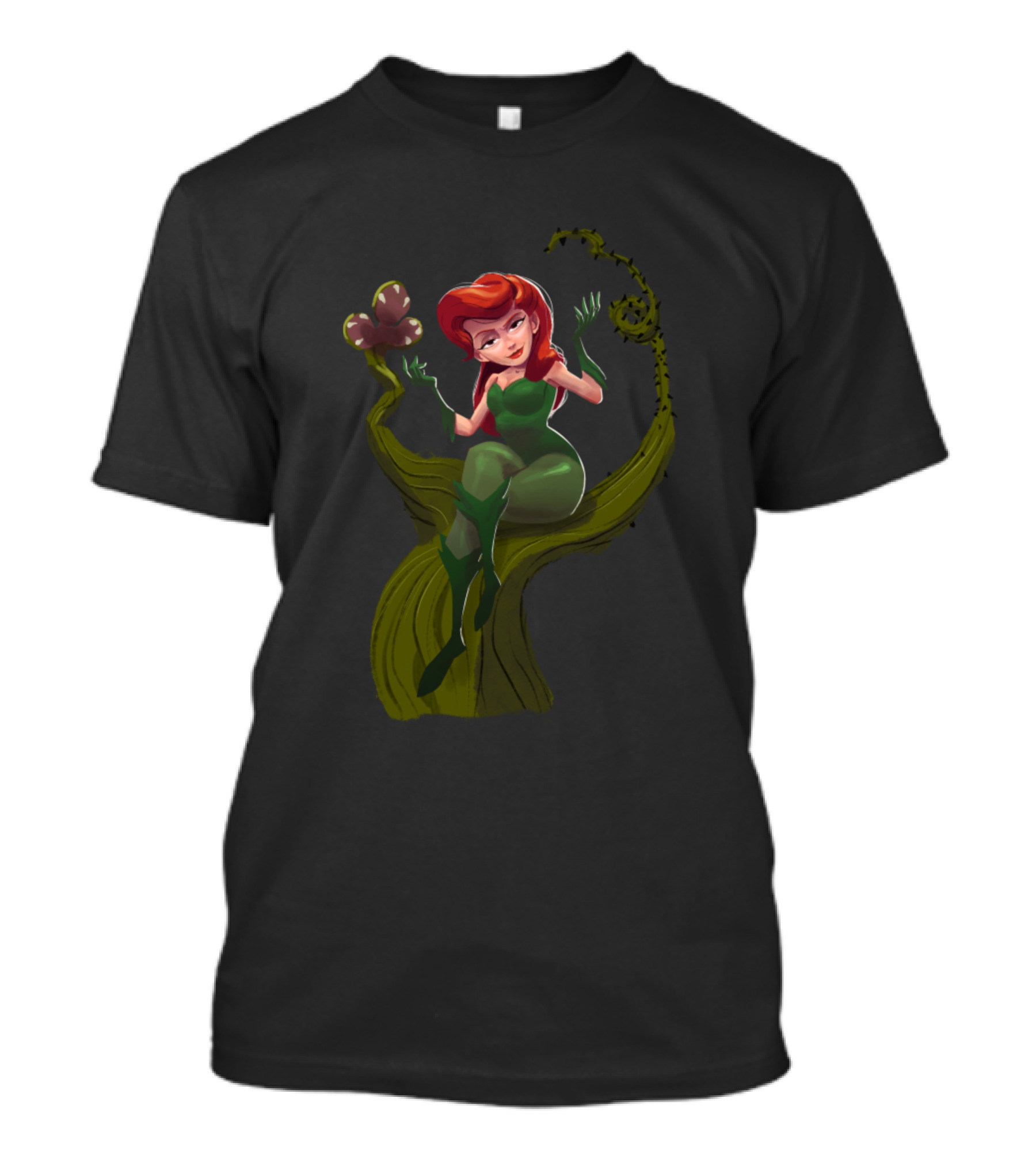 Poison Ivy Sitting On Vine With Butterfly T-Shirt