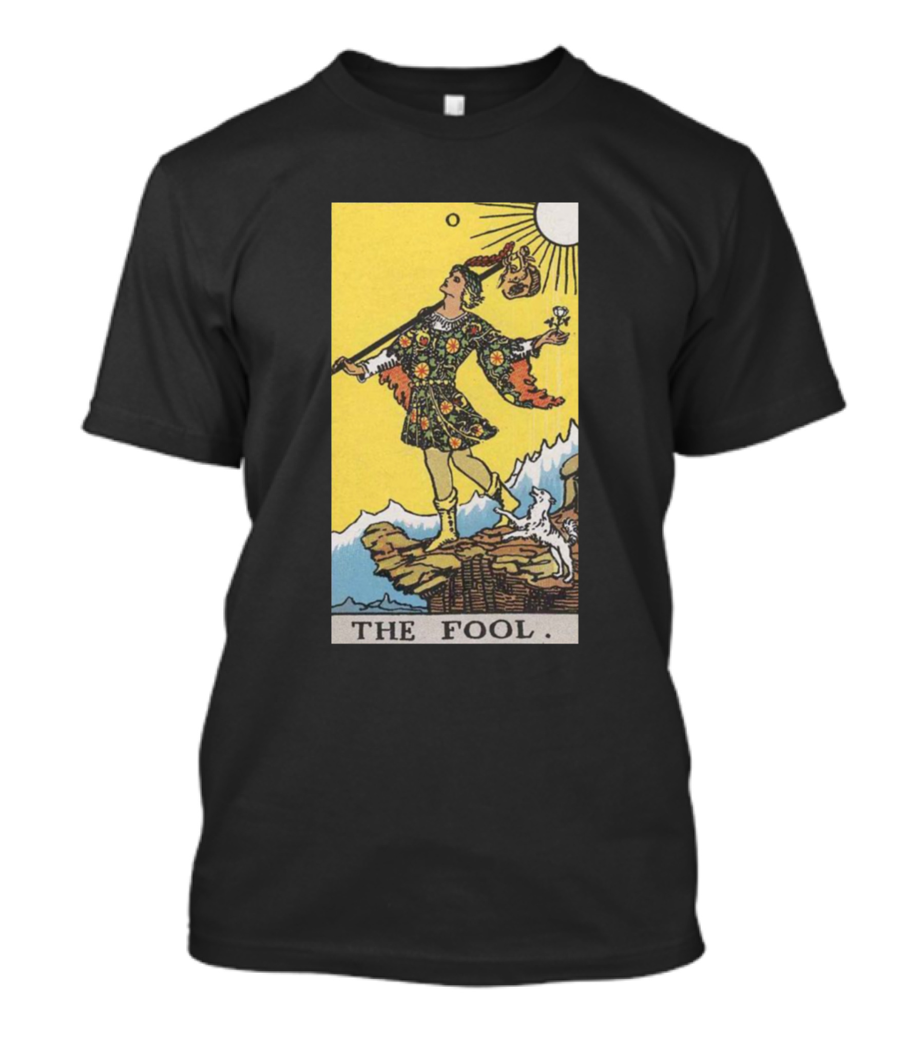 Rider Waite Tarot The Fool Card Classic T-Shirt