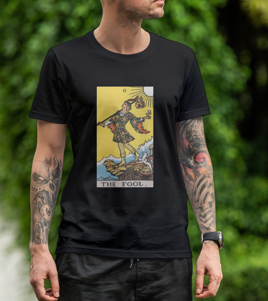 Rider Waite Tarot The Fool Card Classic T-Shirt