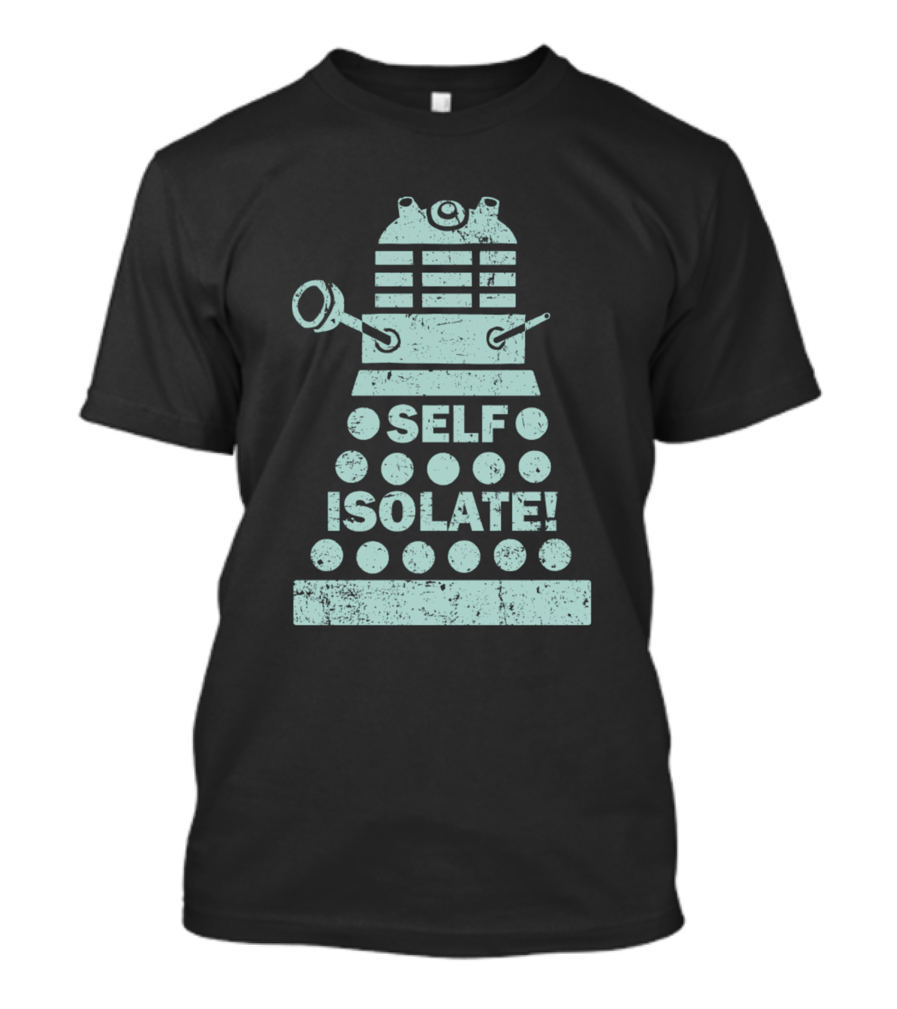 Self Isolate Dalek Doctor Who T-Shirt