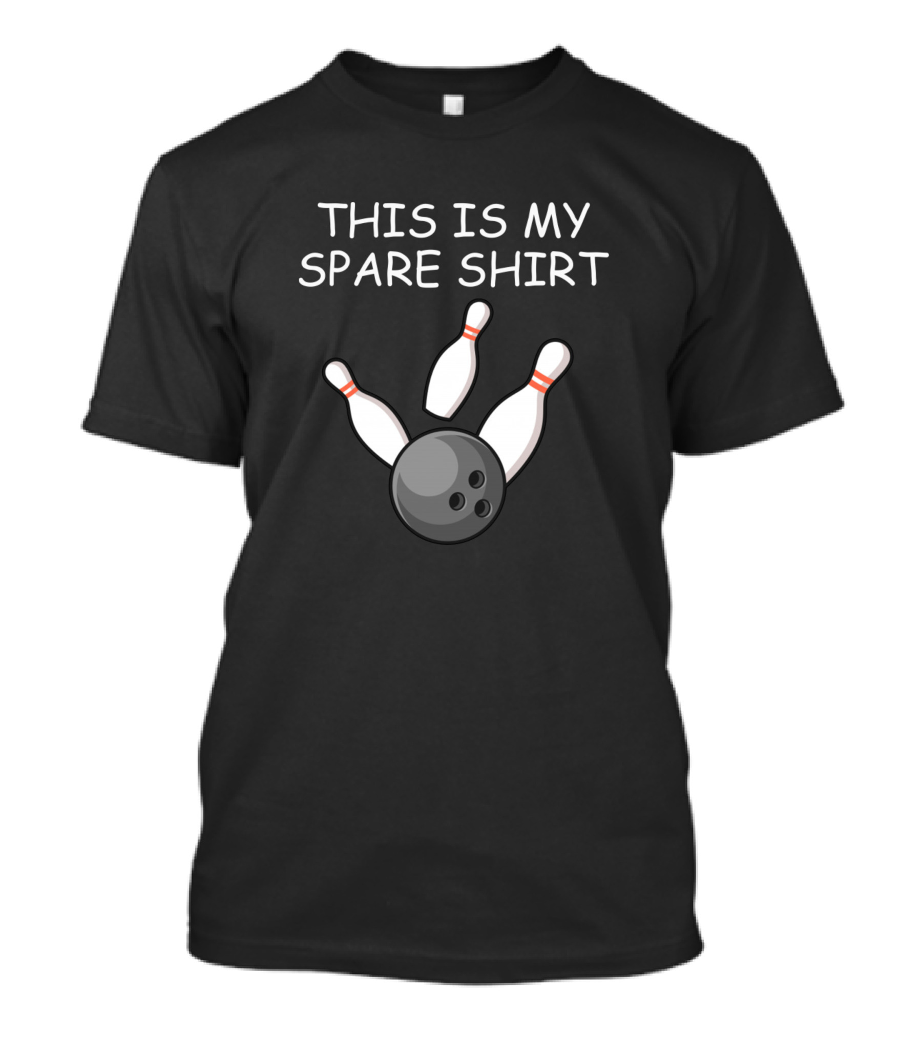 THIS IS MY SPARE SHIRT BOWLING BALL AND PINS T-Shirt