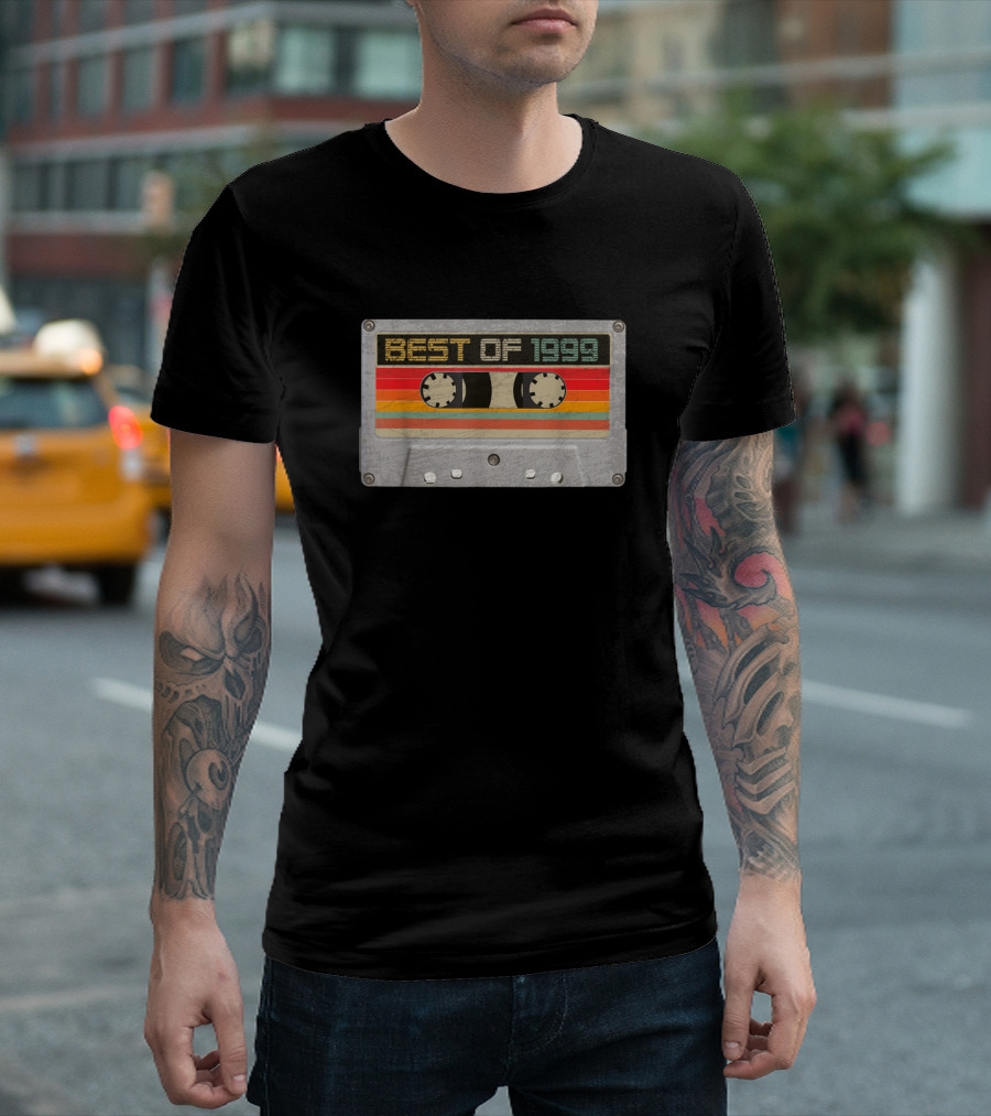 Best Of 1999 Cassette Tape Retro Birthday T-Shirt