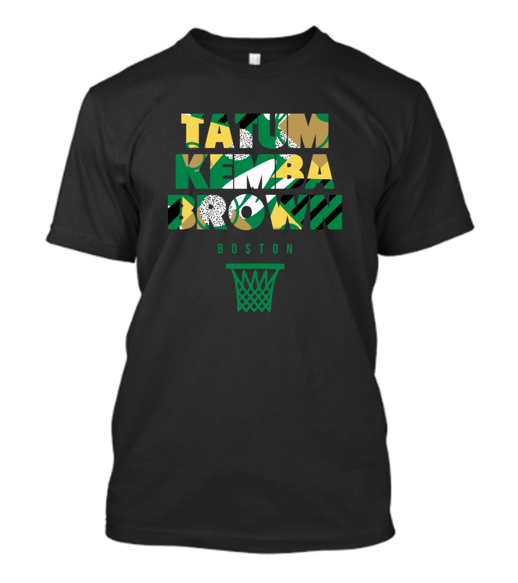 Boston Tatum Kemba Brown Basketball Trio T-Shirt