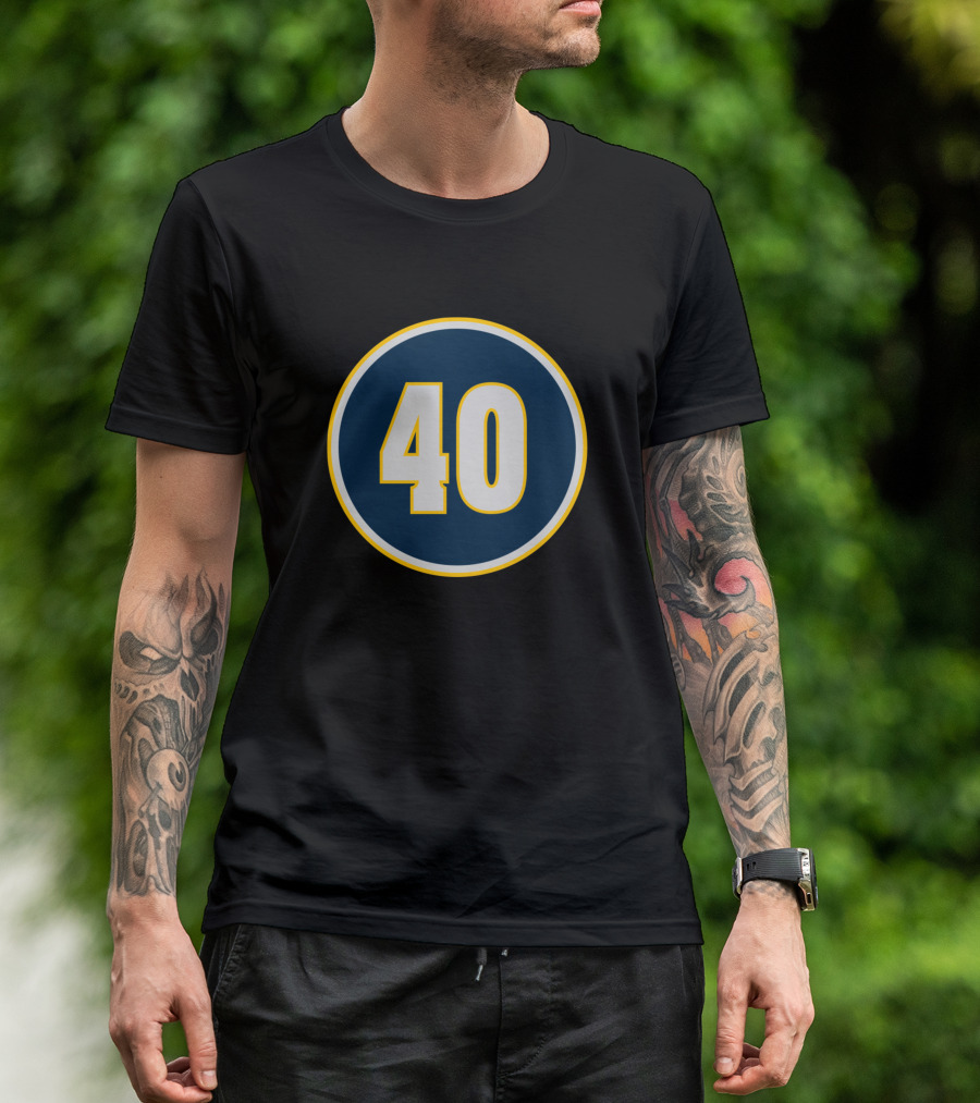 Byron Beck Number 40 Denver Nuggets Jersey T-Shirt