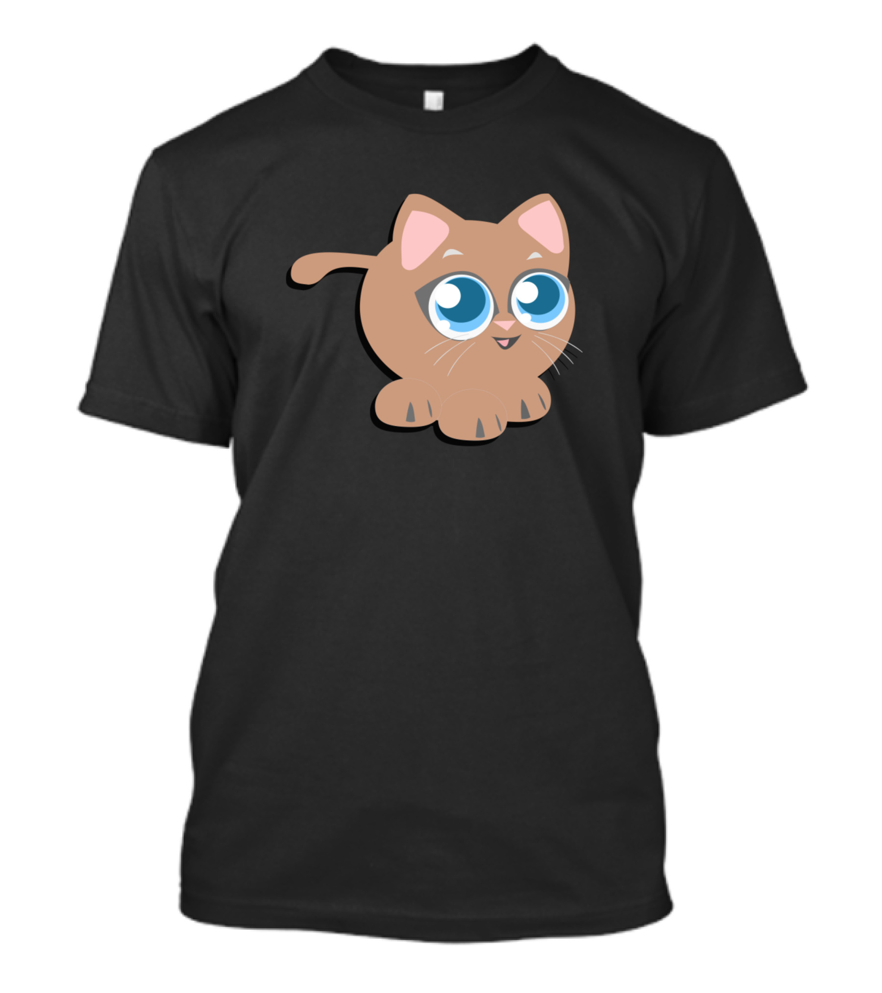 Adorable Big-Eyed Baby Cat T-Shirt