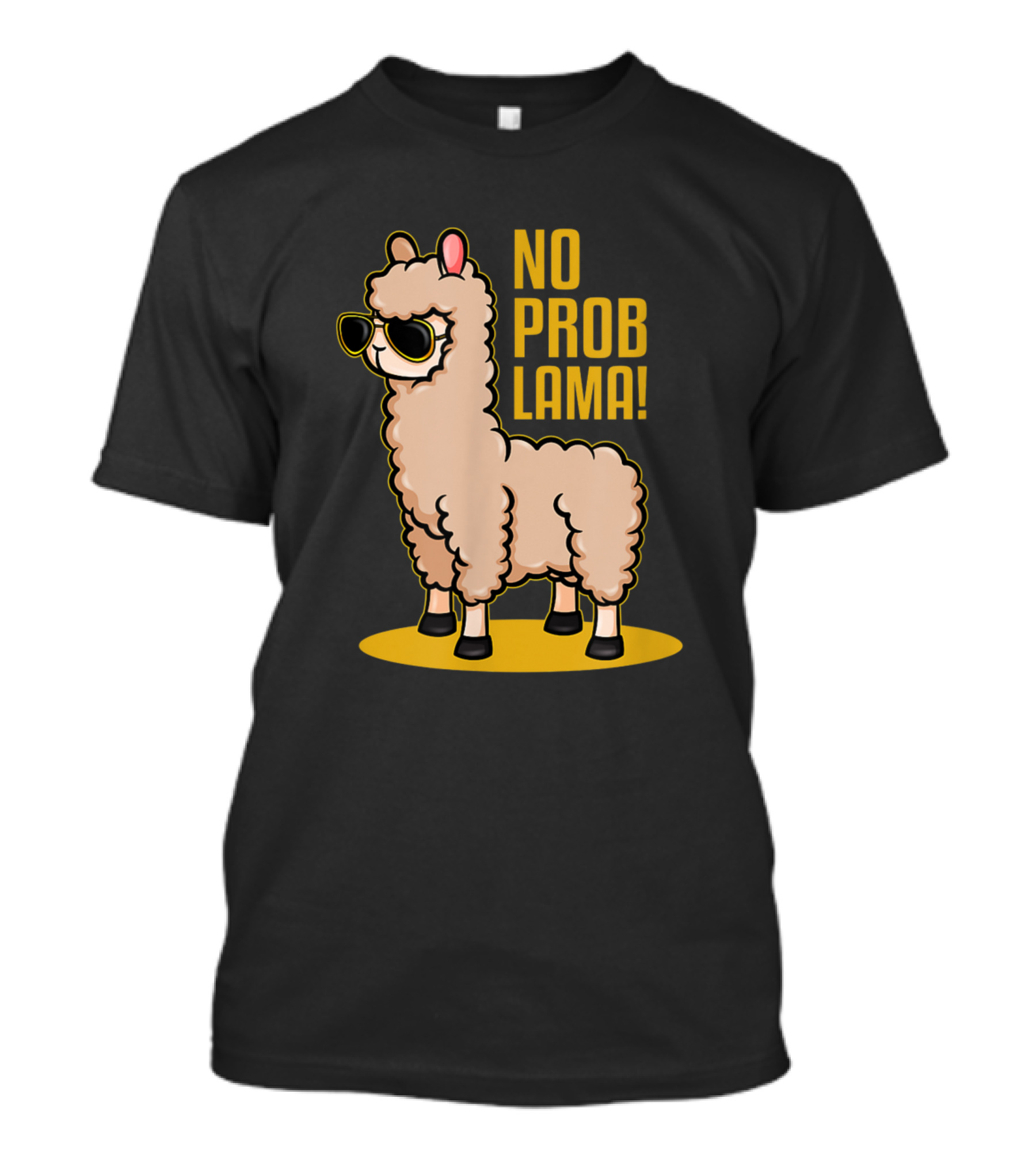 No Prob Llama Auntie Funny Matching Family Tribe T-Shirt