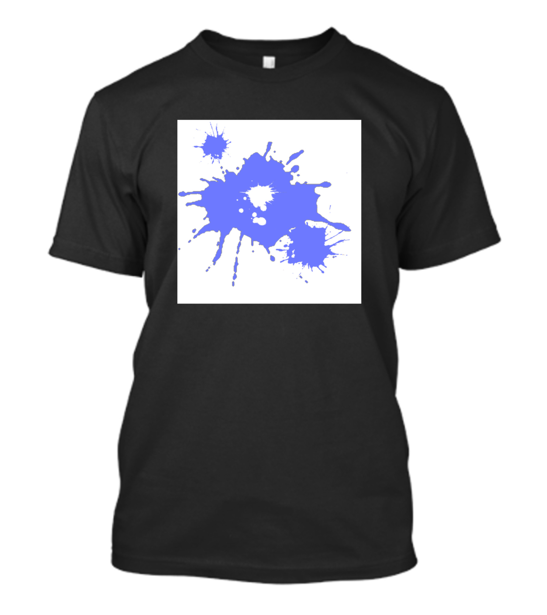 Baby Blue Paint Splash T-Shirt