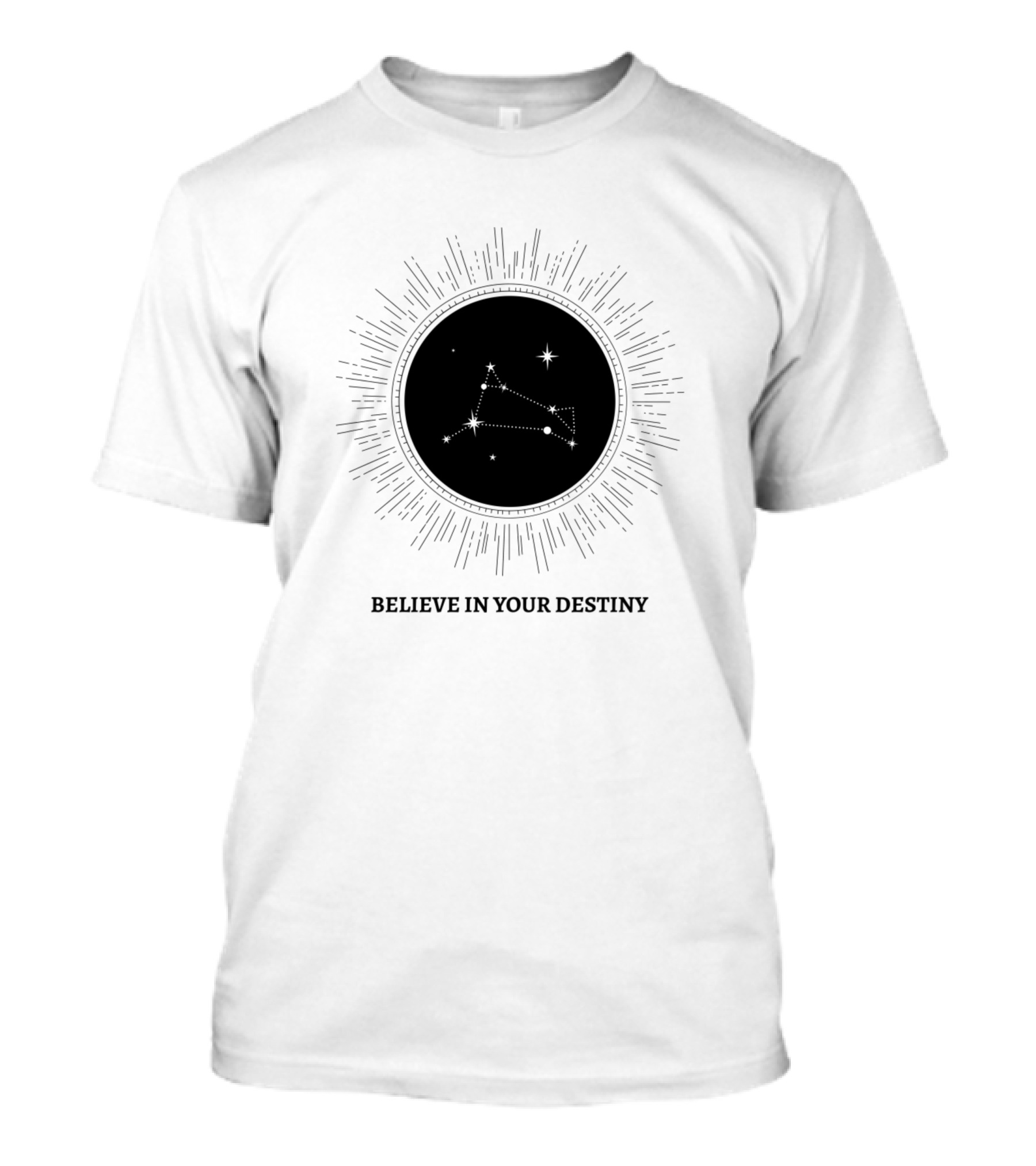 Believe In Your Destiny Constellation Aesthetic T-Shirt