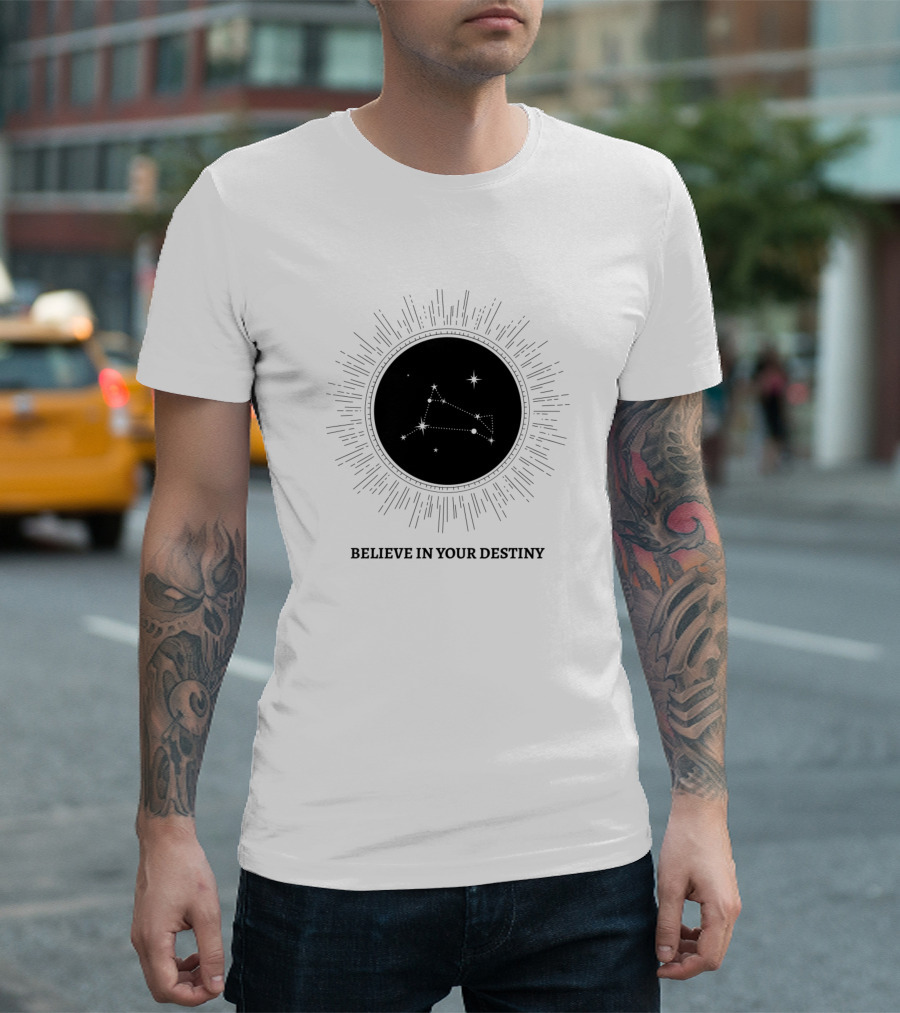 Believe In Your Destiny Constellation Aesthetic T-Shirt