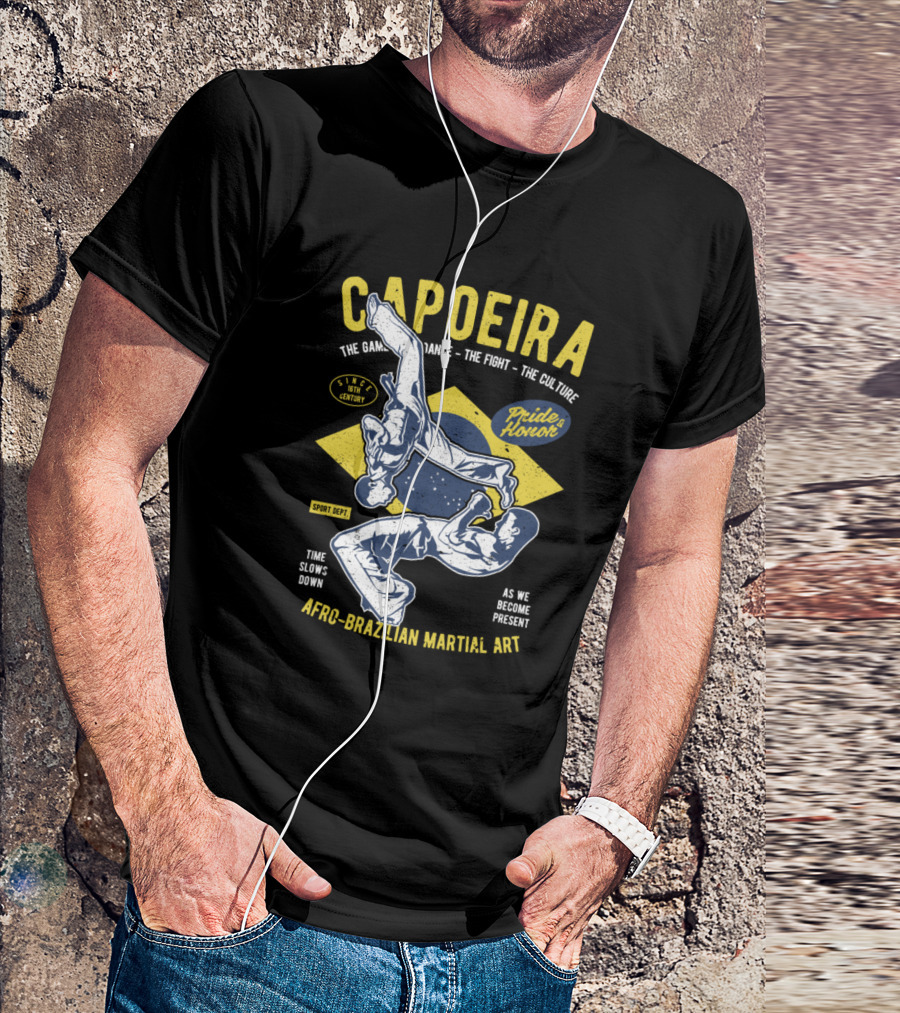 Capoeira Afro-Brazilian Martial Art The Game The Dance The Fight The Culture T-Shirt