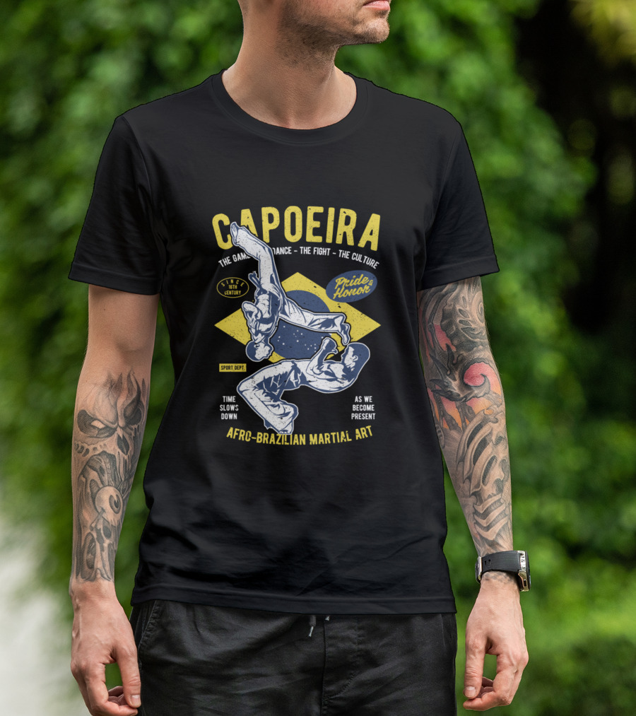 Capoeira Afro-Brazilian Martial Art The Game The Dance The Fight The Culture T-Shirt