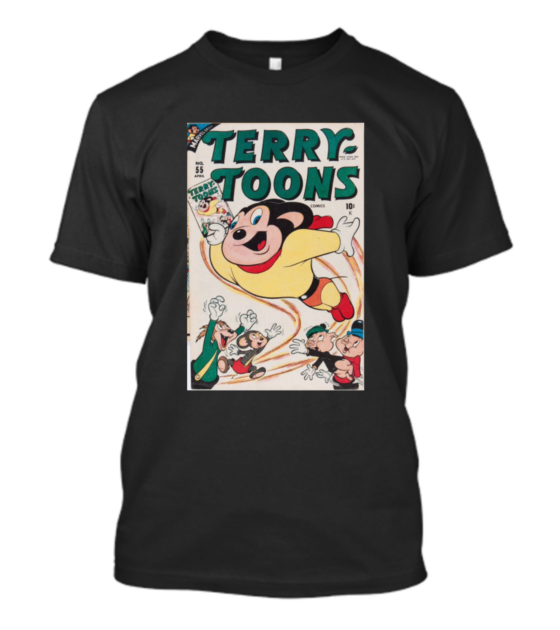 Terry Toons Comics No. 55 Vintage Mickey Character T-Shirt