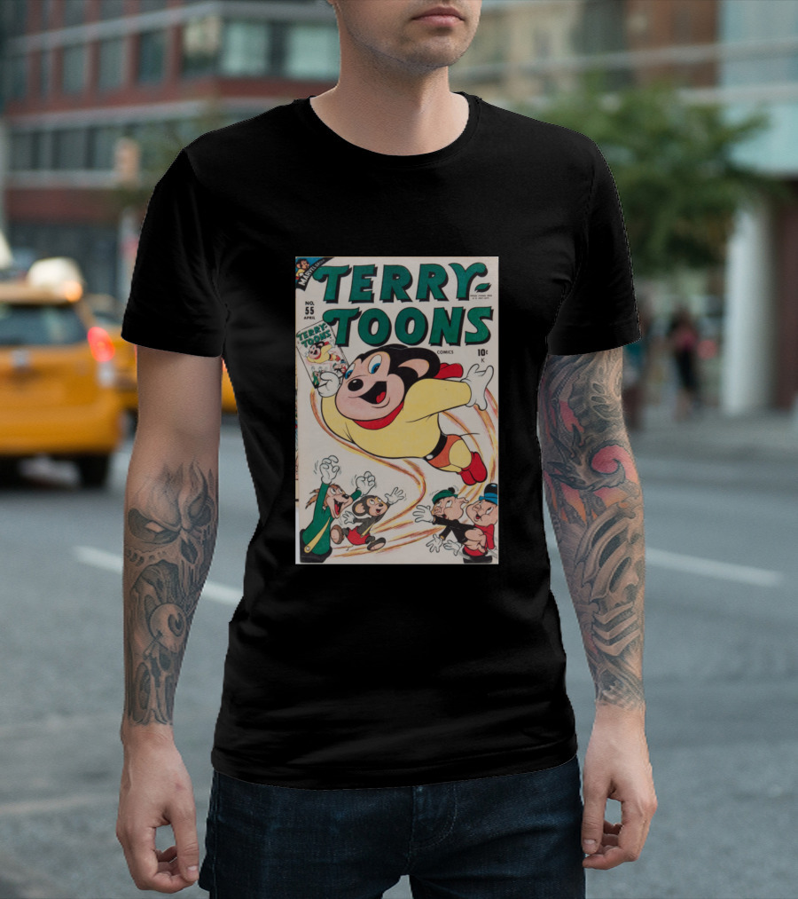Terry Toons Comics No. 55 Vintage Mickey Character T-Shirt