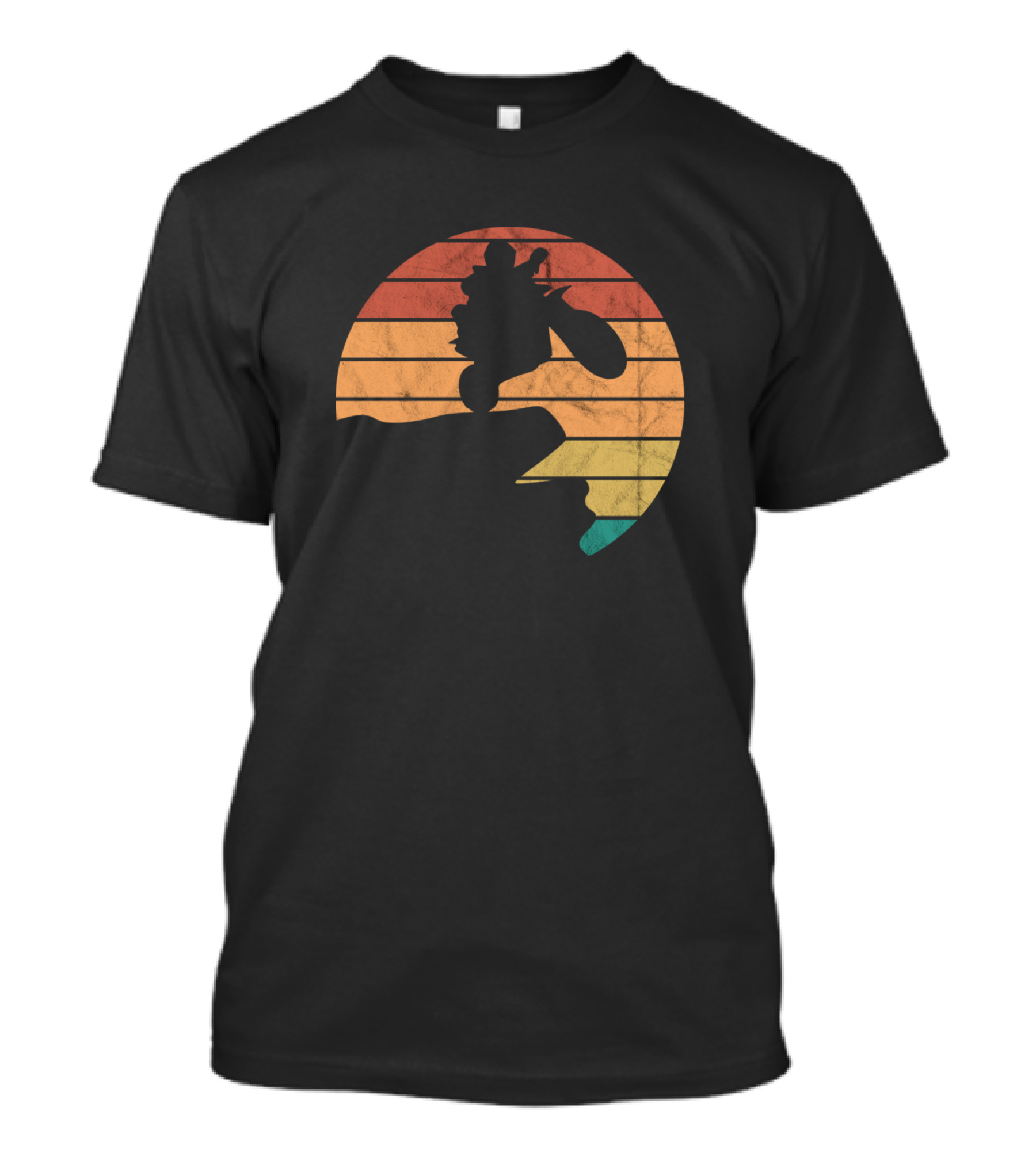 Dirt Bike Mx Motocross Supercross Sunset Jump T-Shirt