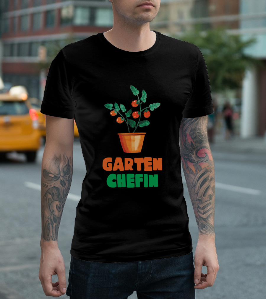 Garten Chefin Tomaten Pflanzen Gärtnerin Geschenk T-Shirt