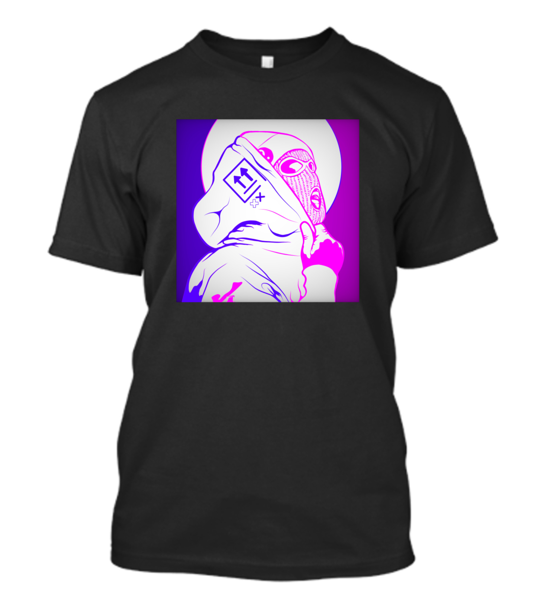 Max Tech Mask Urban Purple Neon T-Shirt
