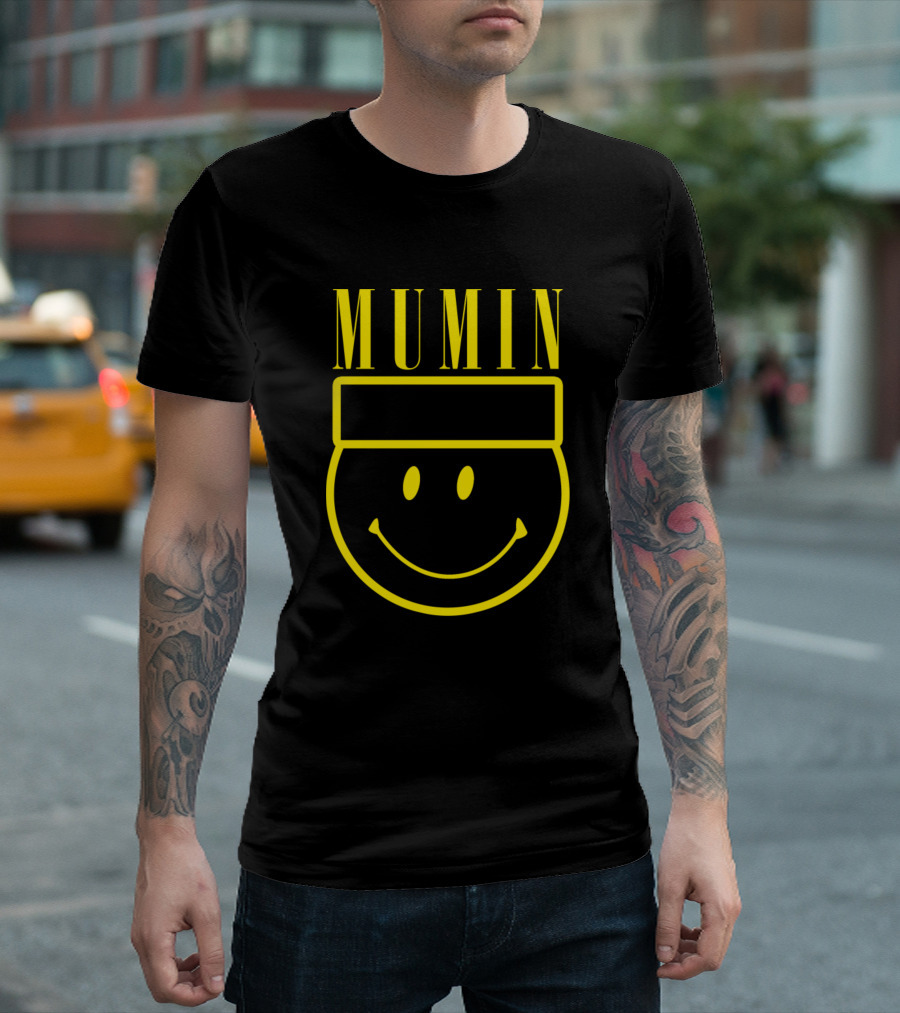 Mumin Smiley Face Icon T-Shirt