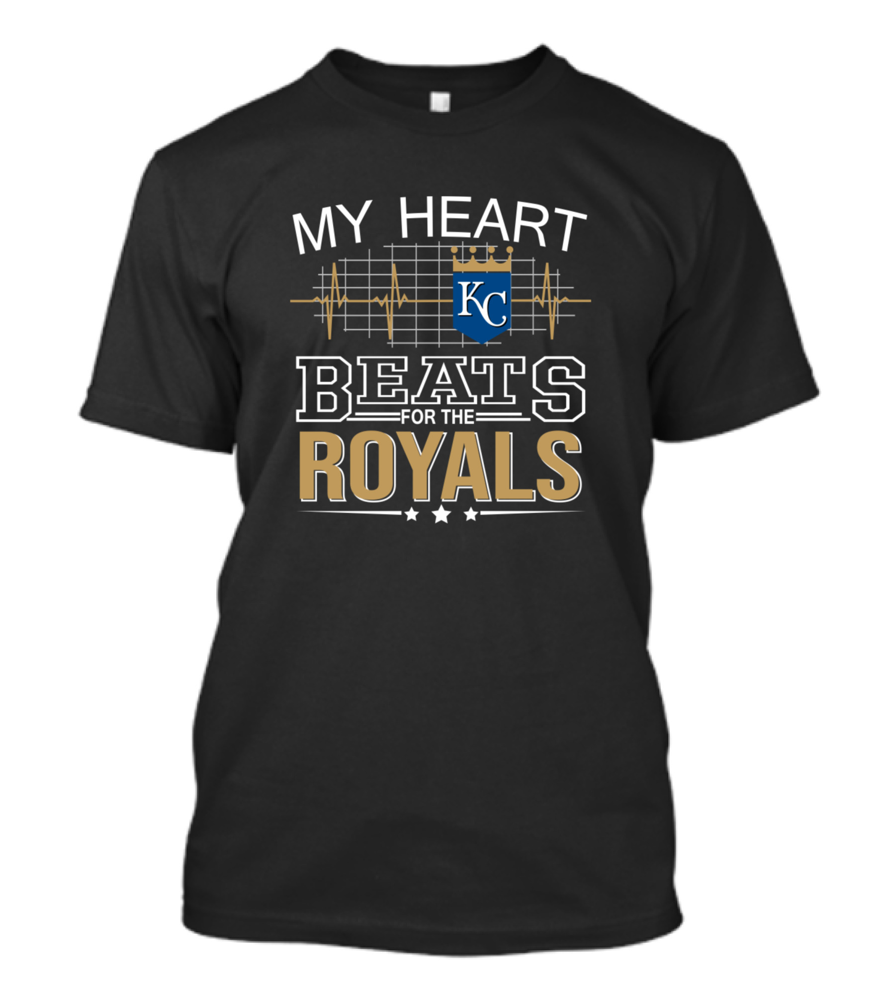 My Heart Beats For The Kansas City Royals T-Shirt