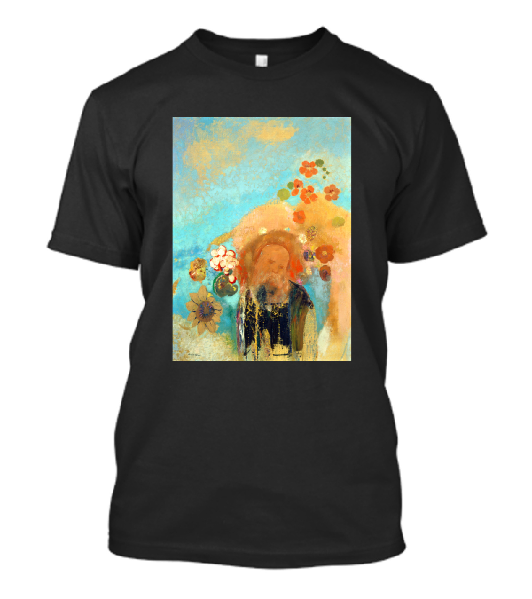 Odilon Redon Evocation Of Roussel Floral Dreamscape By Odilon Redon T-Shirt