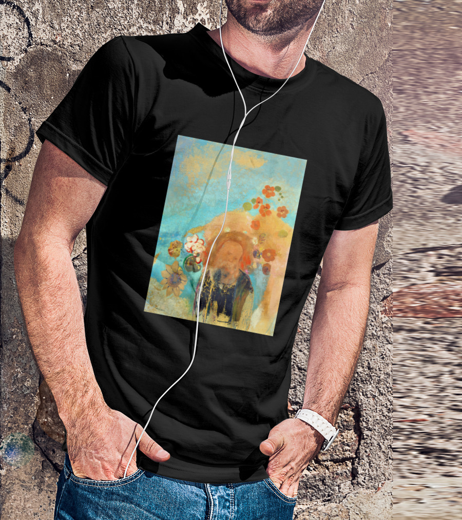 Odilon Redon Evocation Of Roussel Floral Dreamscape By Odilon Redon T-Shirt