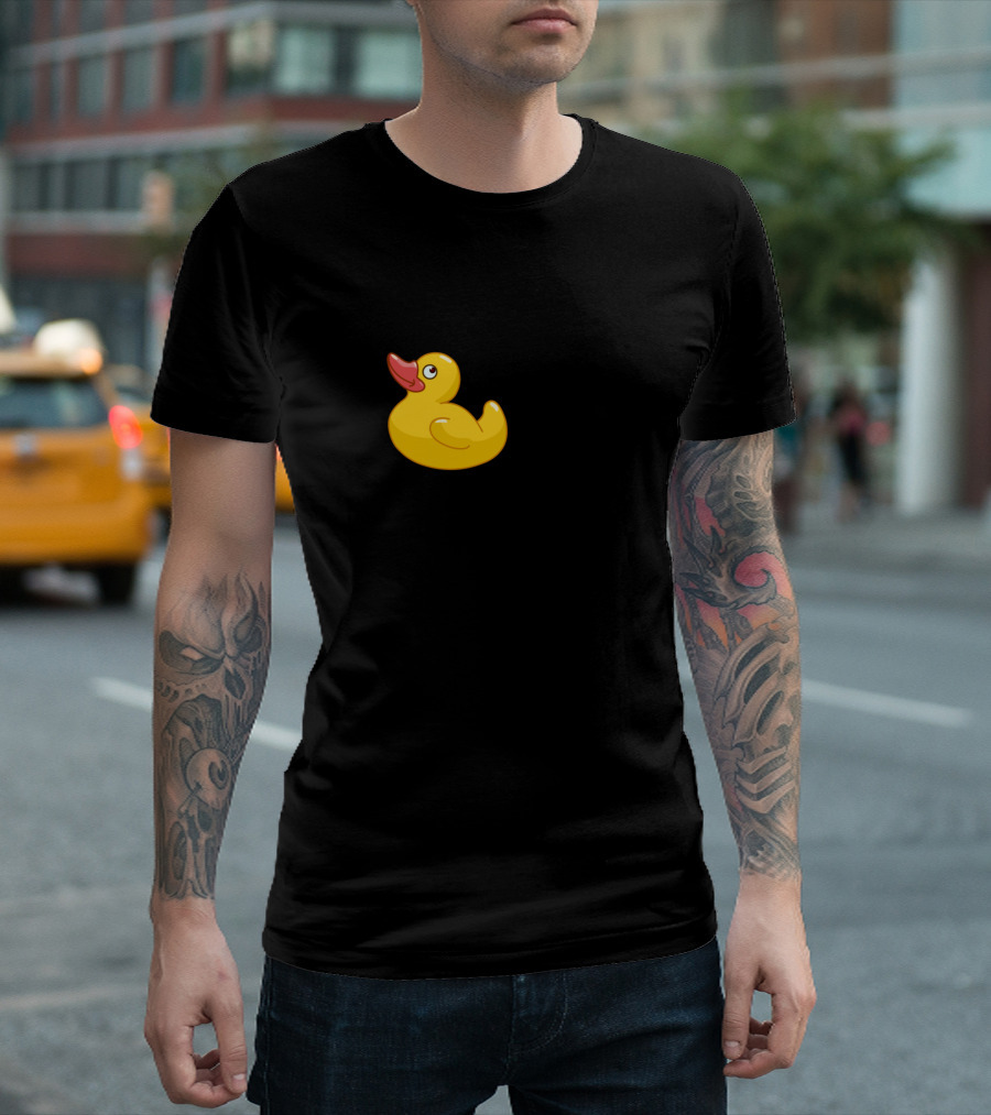Teach Me How to Code Rubber Duck Squeak T-Shirt