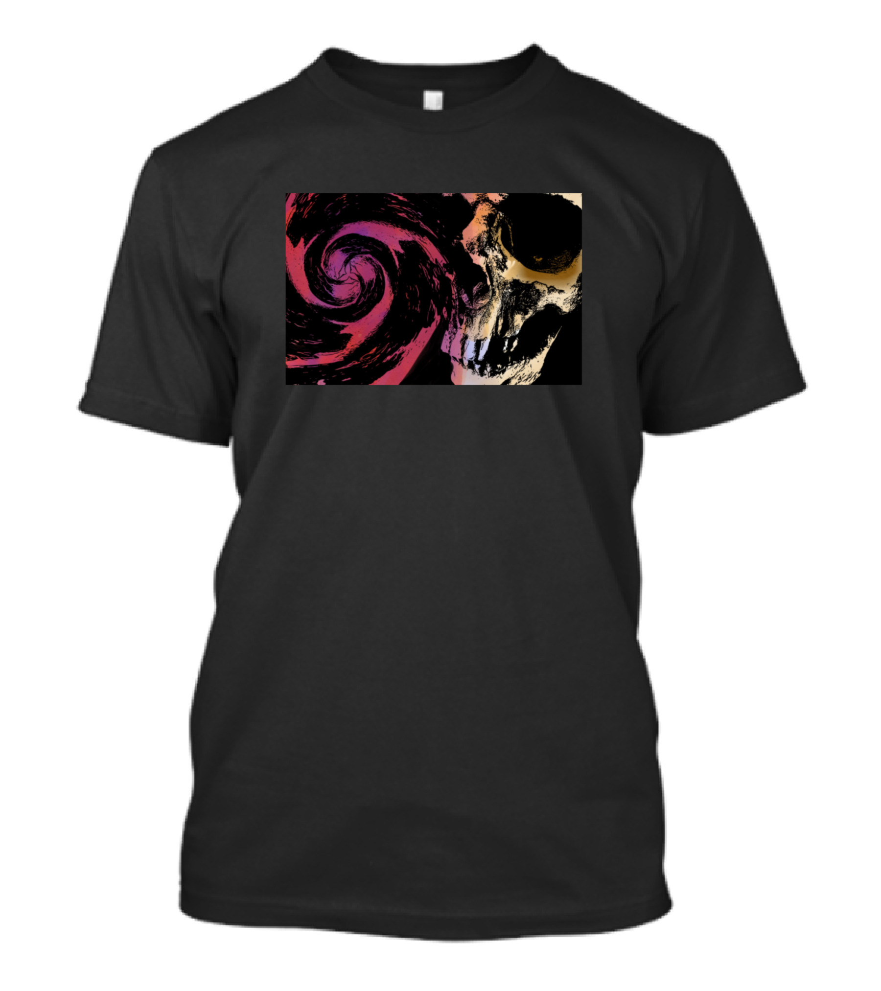 Psychedelic Swirl Skull T-Shirt