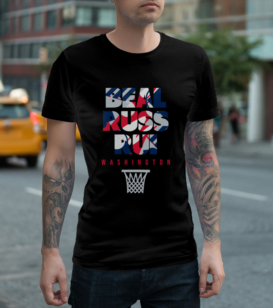 Washington Beal Russ Rui Basketball Trio T-Shirt