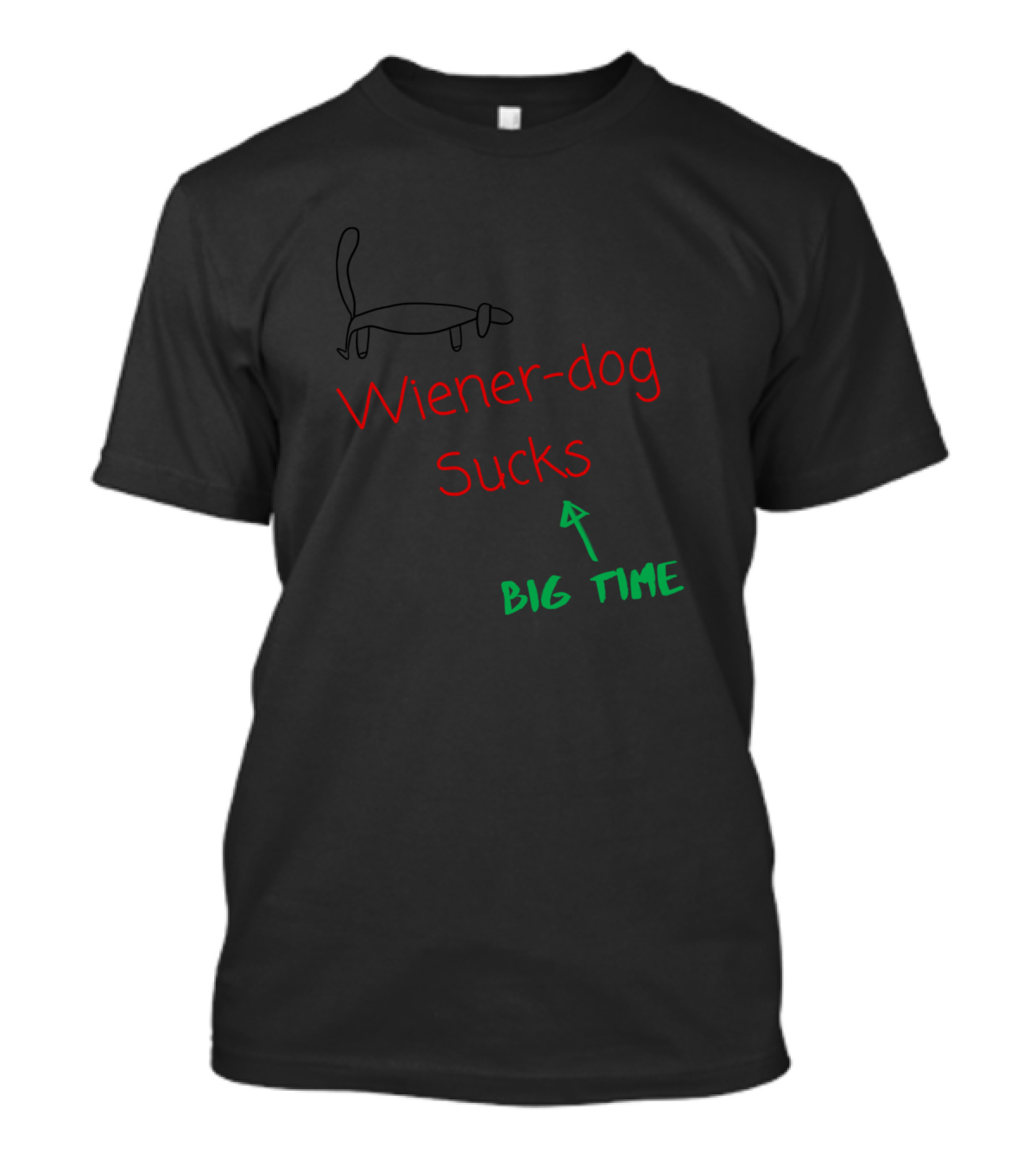 Wiener Dog Sucks Big Time T-Shirt