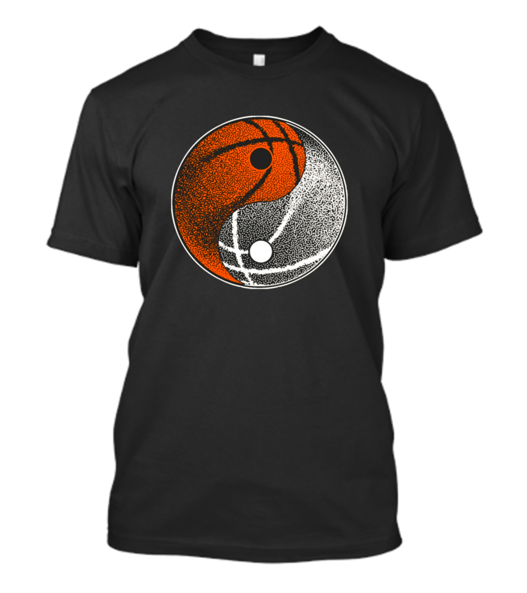 Yin Yang Basketball T-Shirt